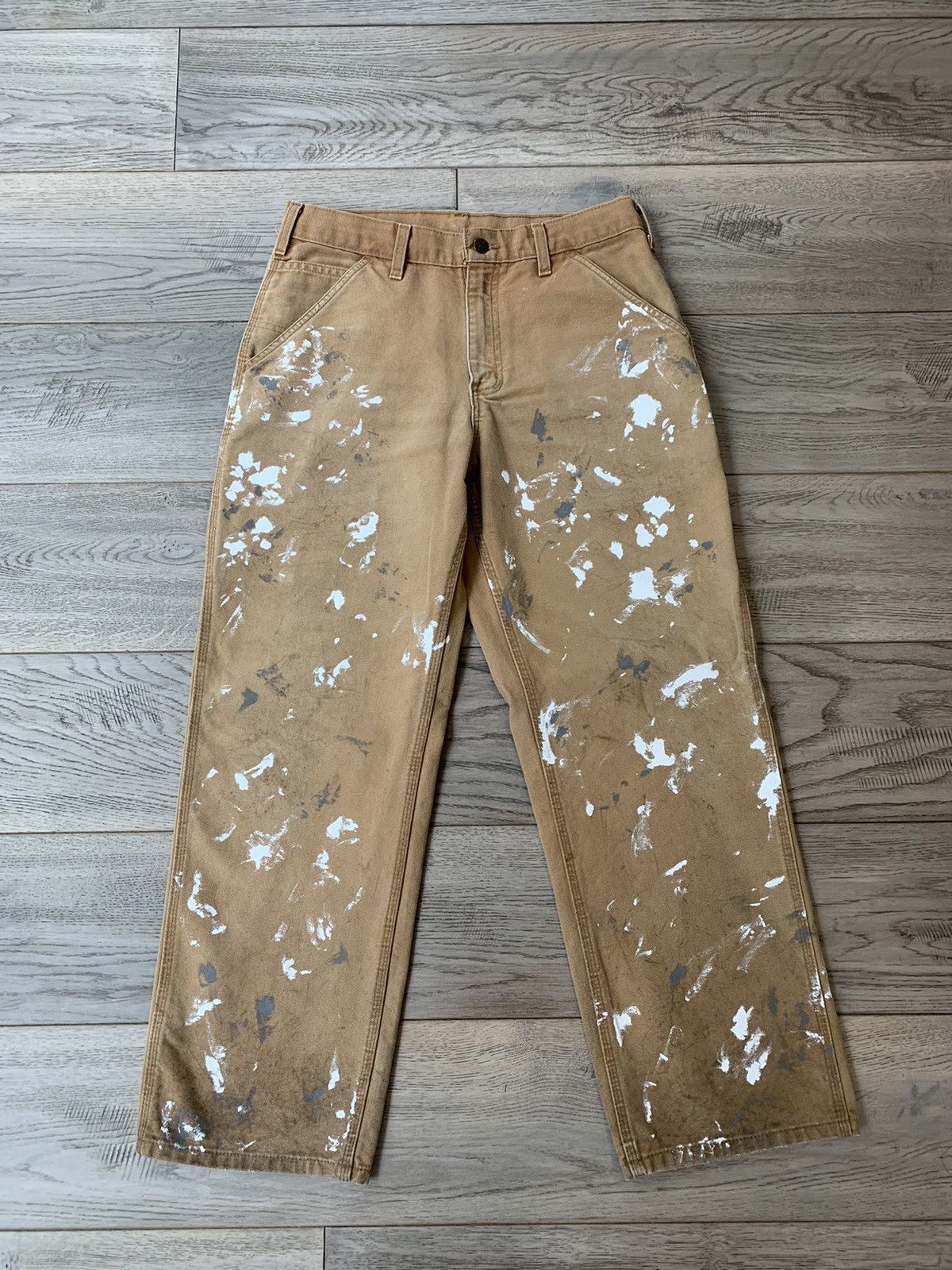 Carhartt 90s Faded Vintage Carhartt Carpenter Painter Pants Size US 30 / EU 46 - 1 Thumbnail