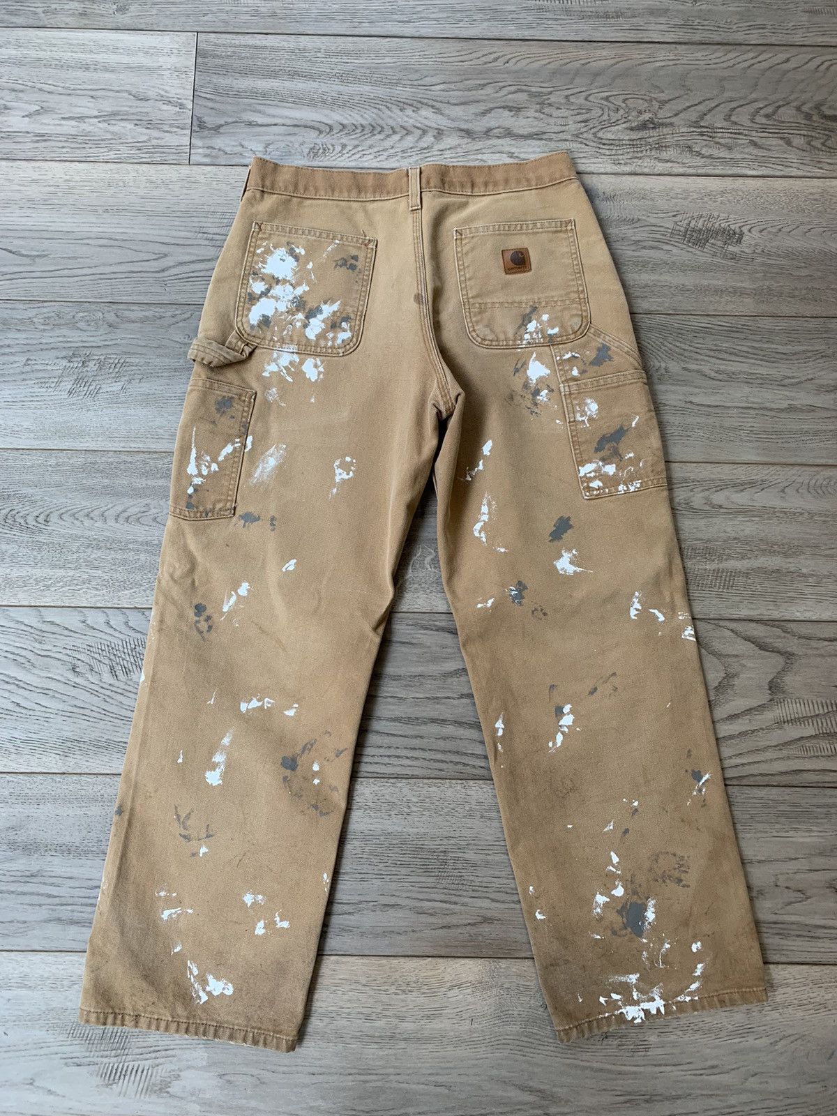 Carhartt 90s Faded Vintage Carhartt Carpenter Painter Pants Size US 30 / EU 46 - 2 Thumbnail