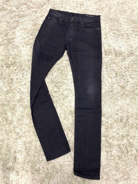 Saint Laurent Paris 16FW D02 Black Washed Stretch Jeans Sz27 & 34