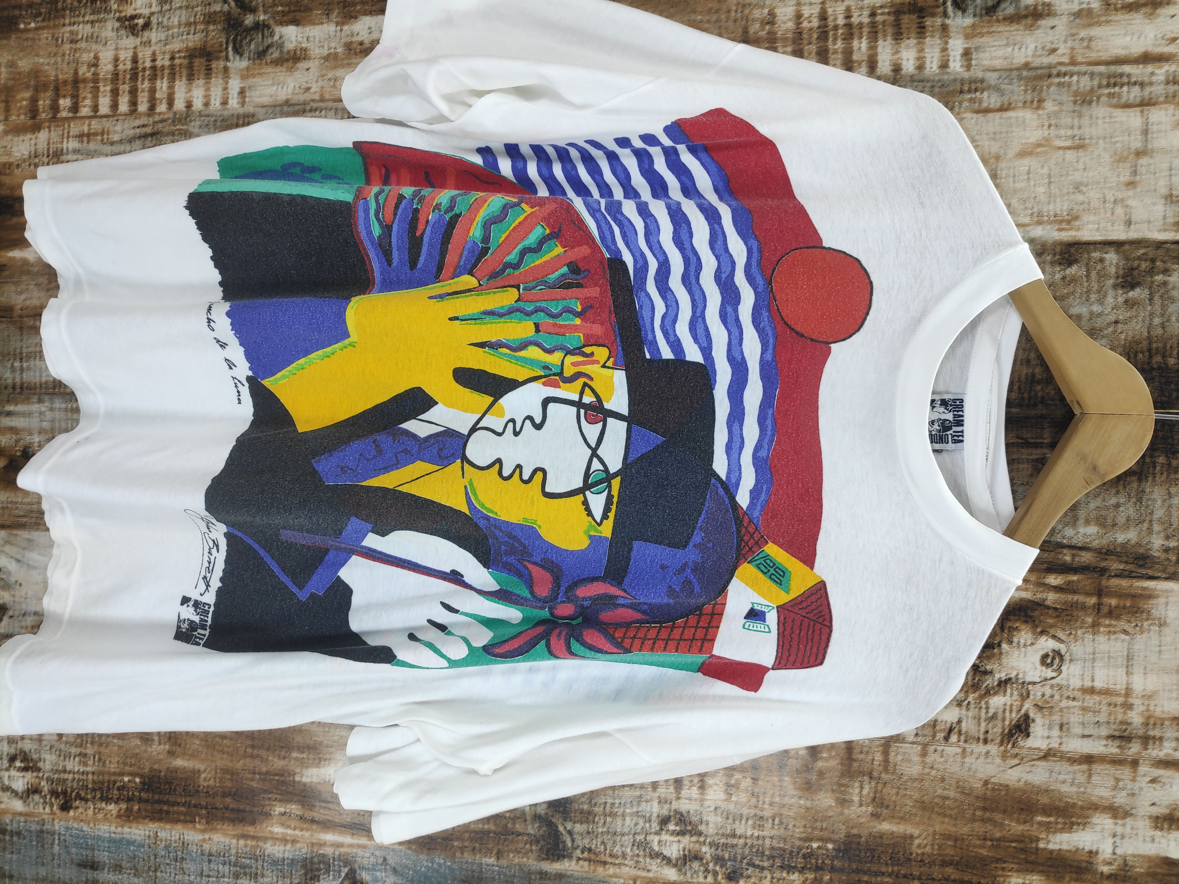 Painting Art works Picasso Shirt Cream Tea London