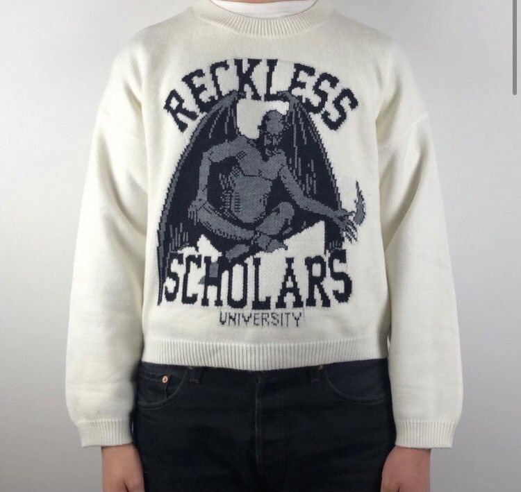 ElyKong Reckless RECKLESS SCHOLARS UNIVERSITY SWEATER | Grailed