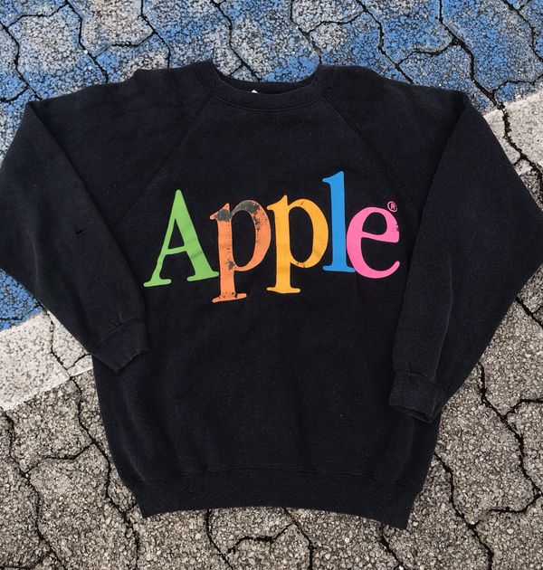 Vintage cheap apple sweatshirt