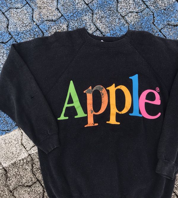 Vintage apple hotsell crewneck sweatshirt