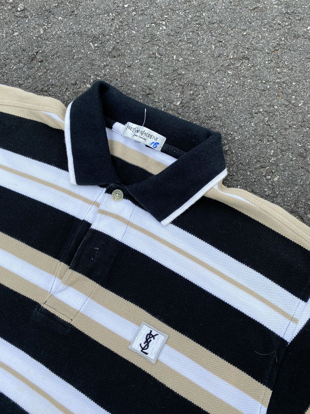 Yves Saint Laurent rare vintage ysl polo Size US M / EU 48-50 / 2 - 2 Thumbnail