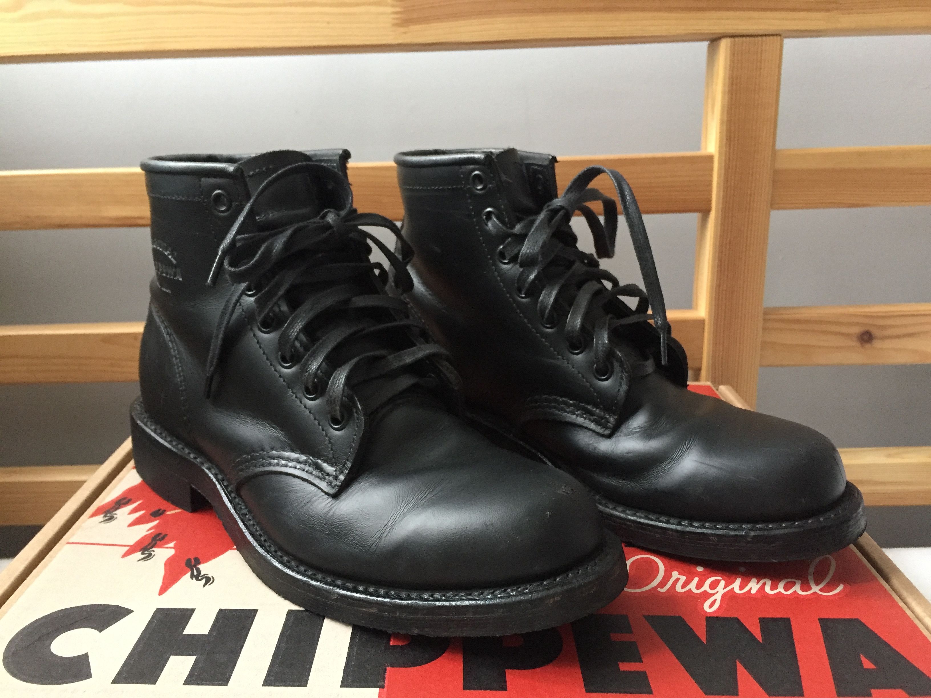 Chippewa Chippewa Black Trooper Service Boot Grailed