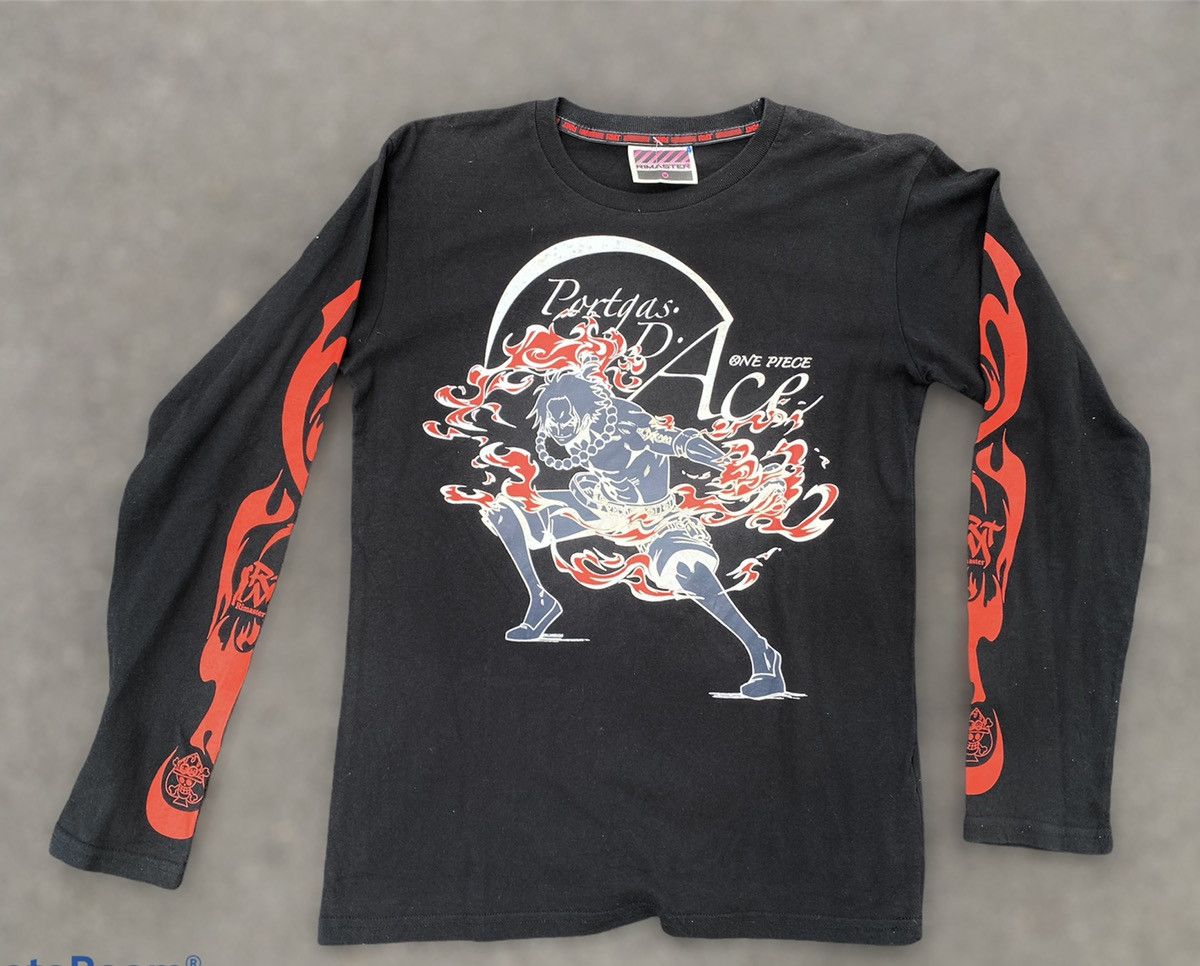 Cartoon Network × Vintage RARE Vintage 90s One Piece Portgas D.Ace Character Size US S / EU 44-46 / 1 - 1 Thumbnail