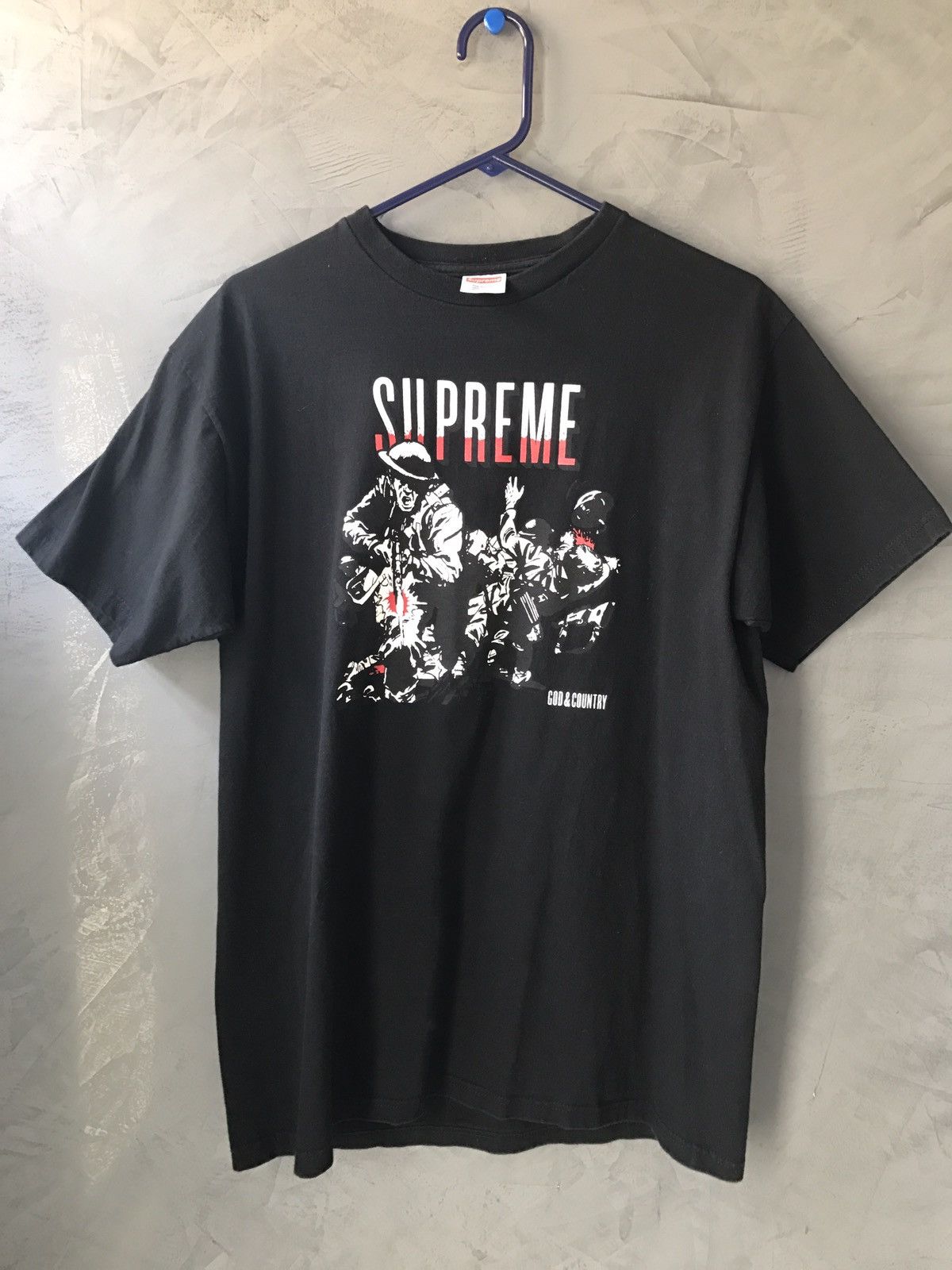 Supreme God And Country Tee in Black Size US L / EU 52-54 / 3 - 1 Thumbnail