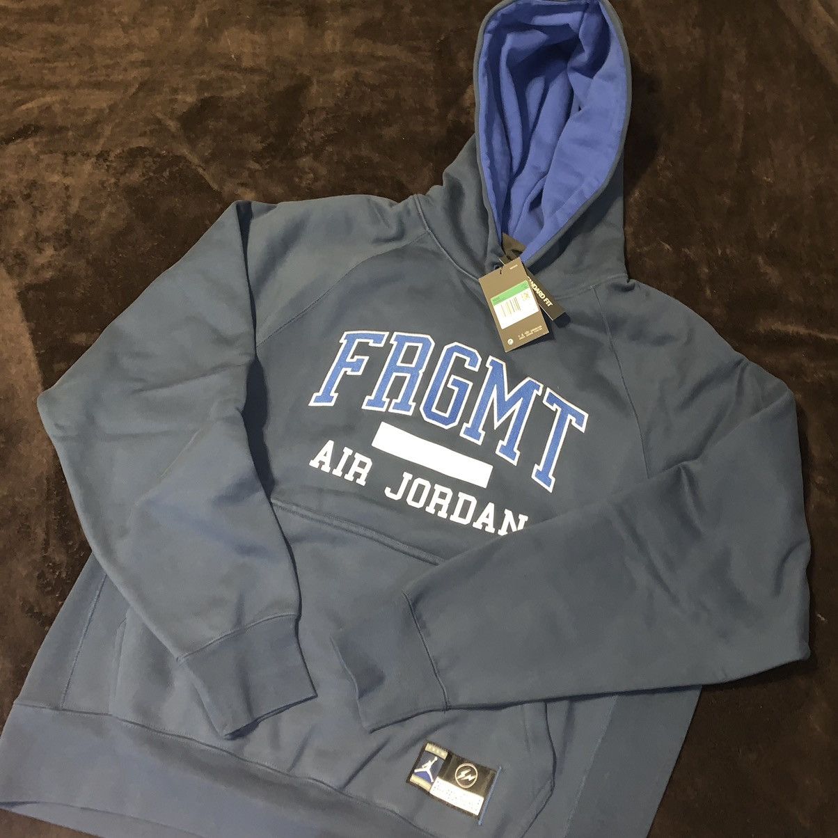 Air jordan x fragment design fleece pullover image hoody hotsell