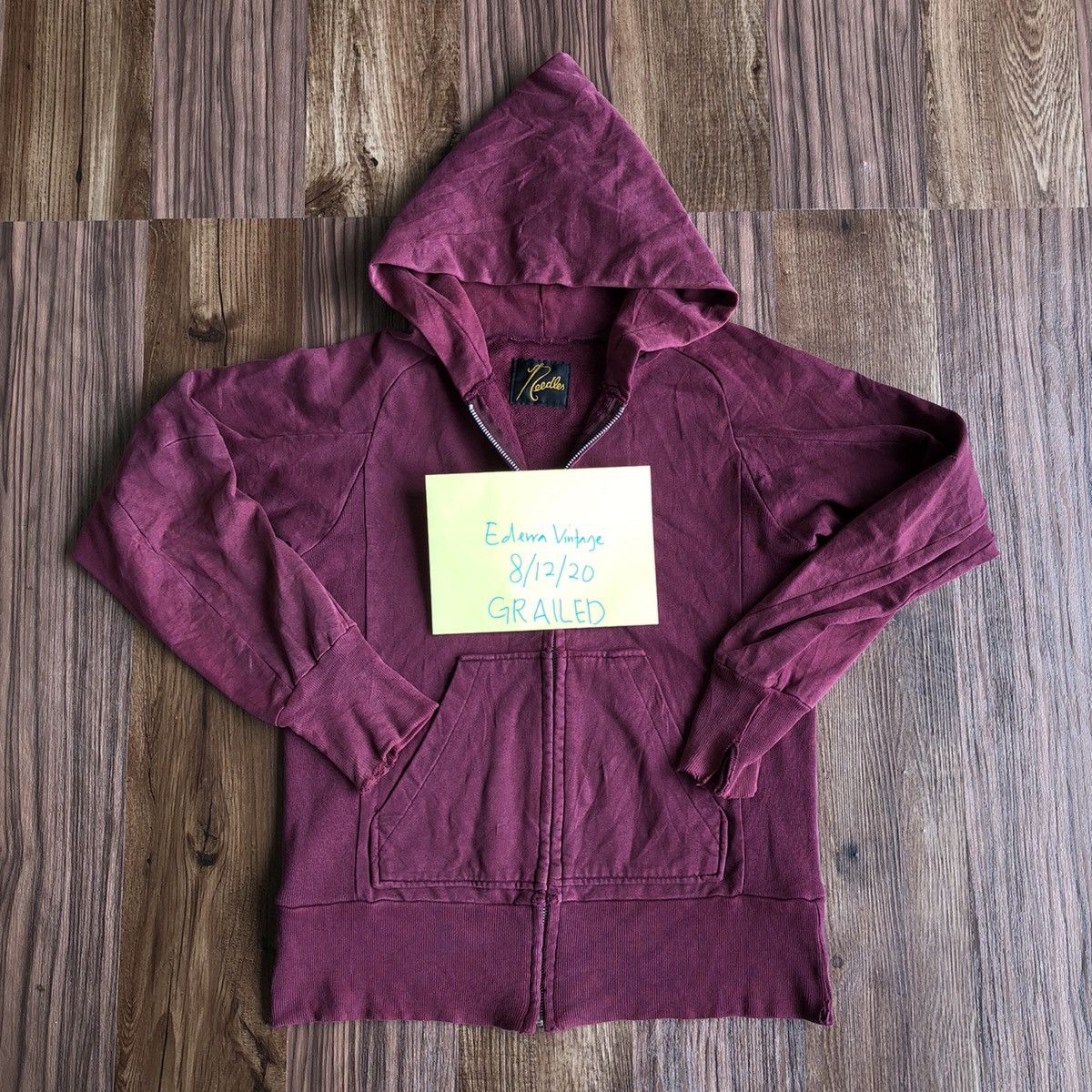 Needles Vintage Needles Distressed Hoodie Size US S / EU 44-46 / 1 - 2 Thumbnail