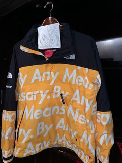 SUPREME X THE NORTH FACE “BY ANY MEANS NECESSARY” JACKET BLACK