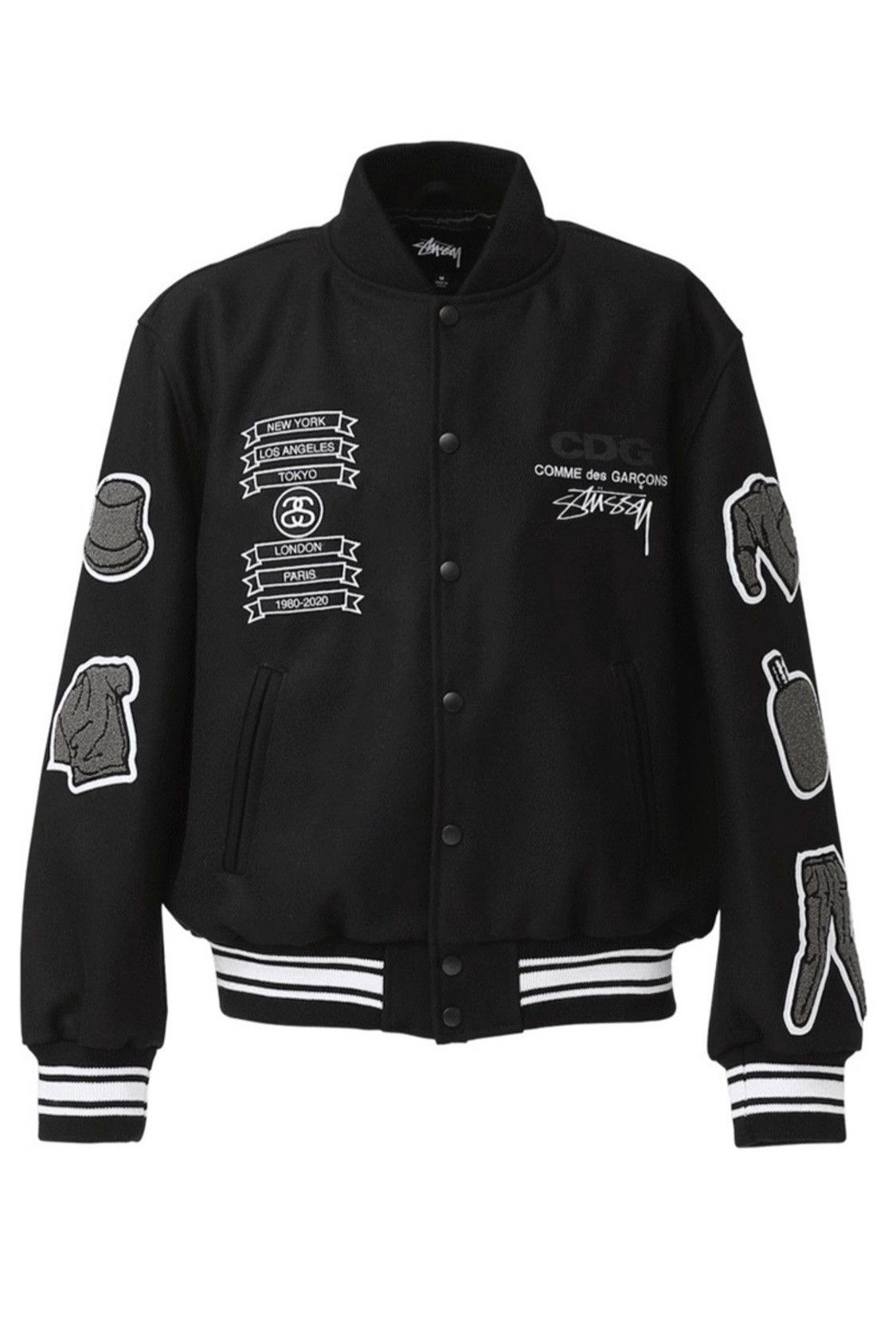 Stussy Stussy x cdg bomber | Grailed