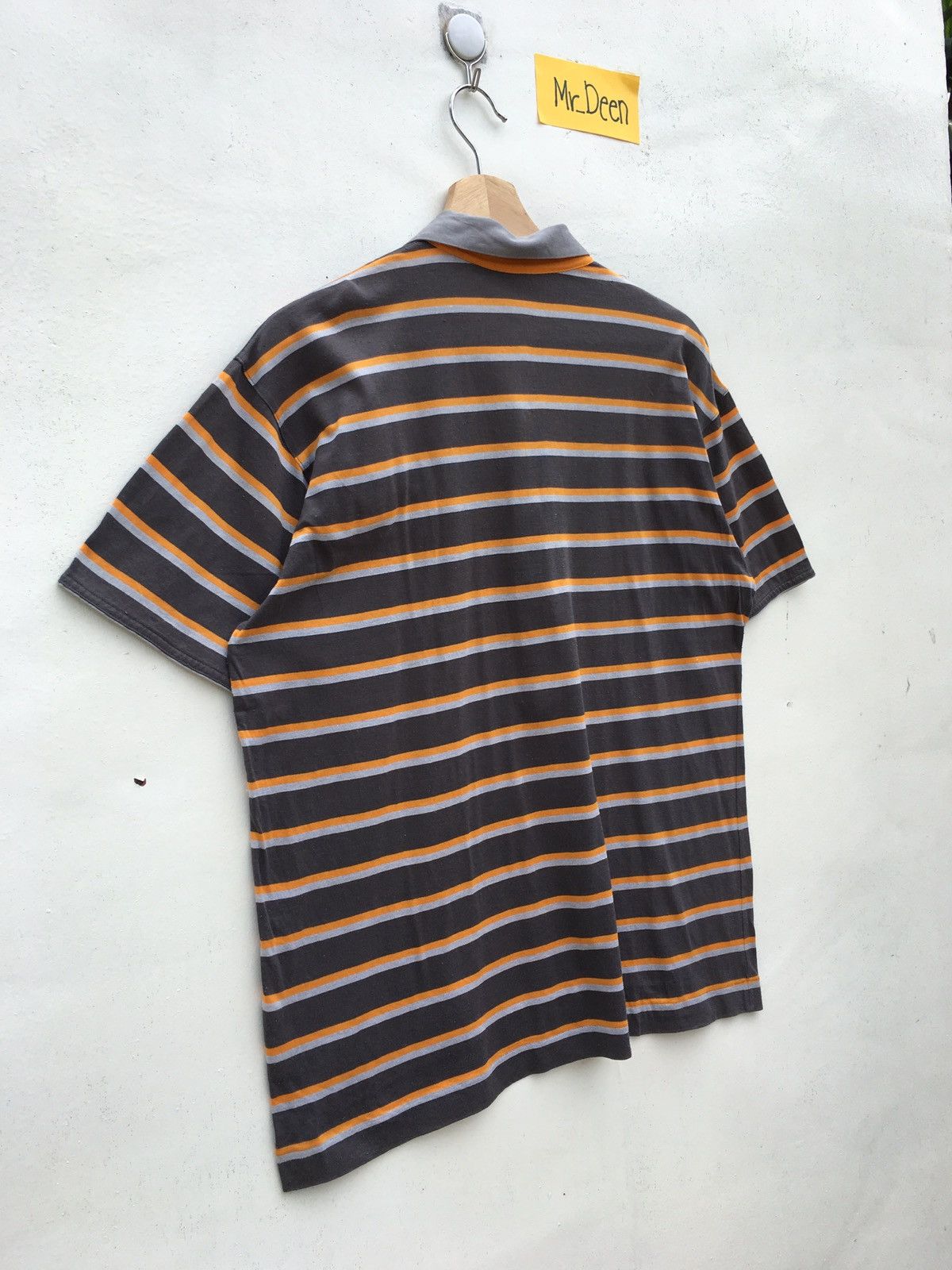 Yves Saint Laurent Vintage 90 YSL Yves Saint Laurent Stripes Polo Shirt Size US M / EU 48-50 / 2 - 10 Thumbnail