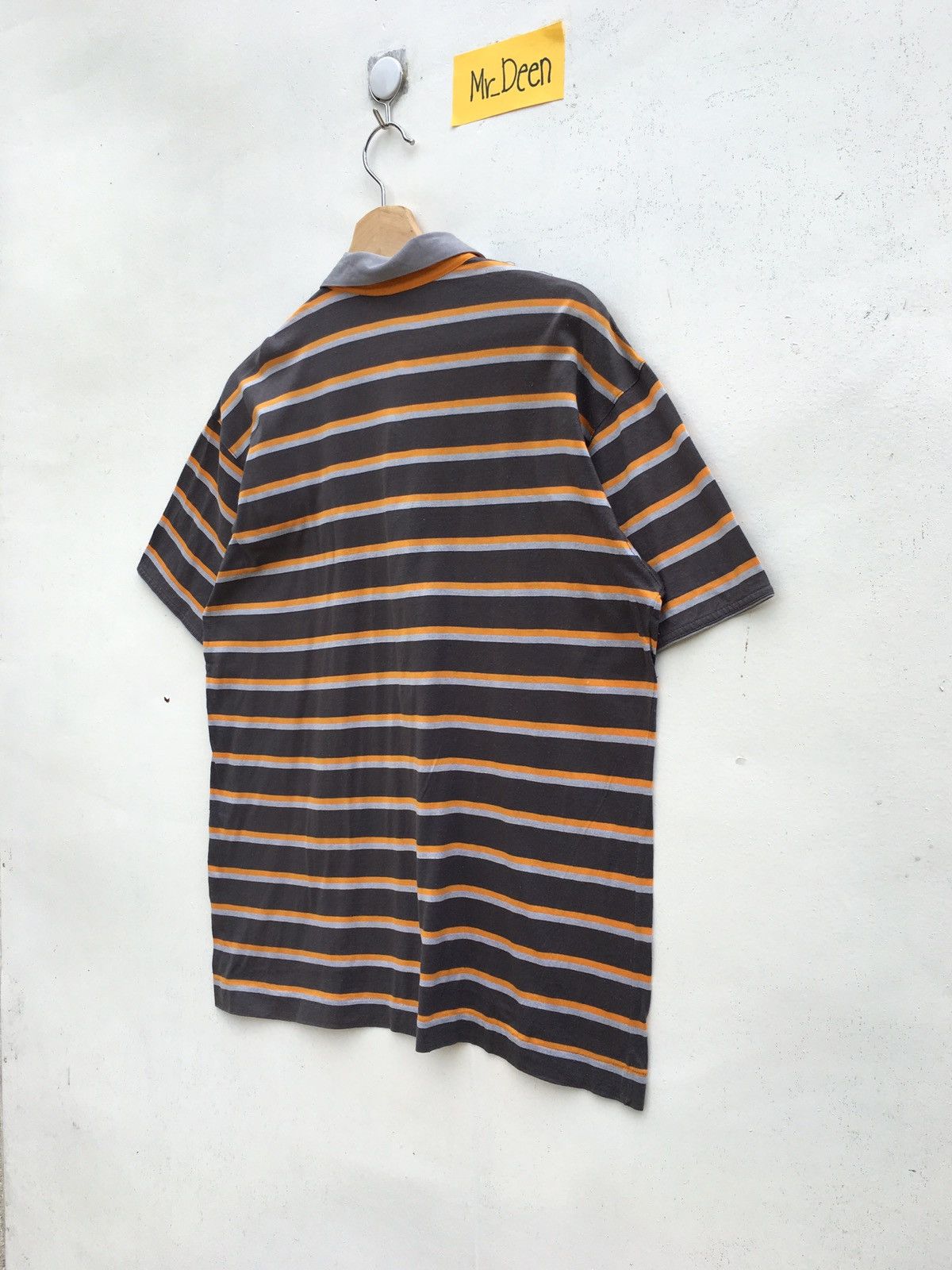 Yves Saint Laurent Vintage 90 YSL Yves Saint Laurent Stripes Polo Shirt Size US M / EU 48-50 / 2 - 9 Thumbnail