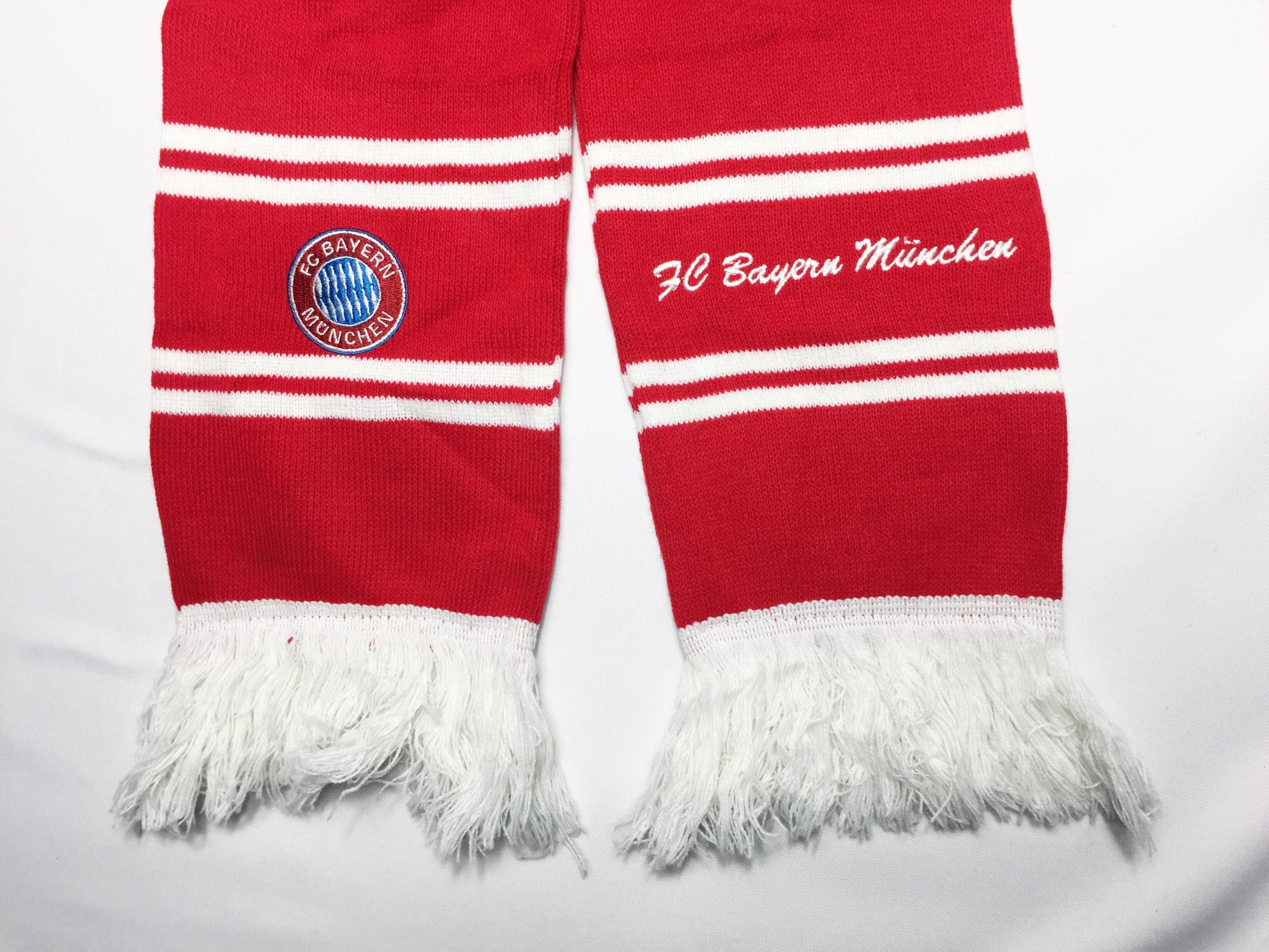 Vintage Rare Vintage FC Bayern Munchen Embroidered Muffler Size ONE SIZE - 3 Thumbnail