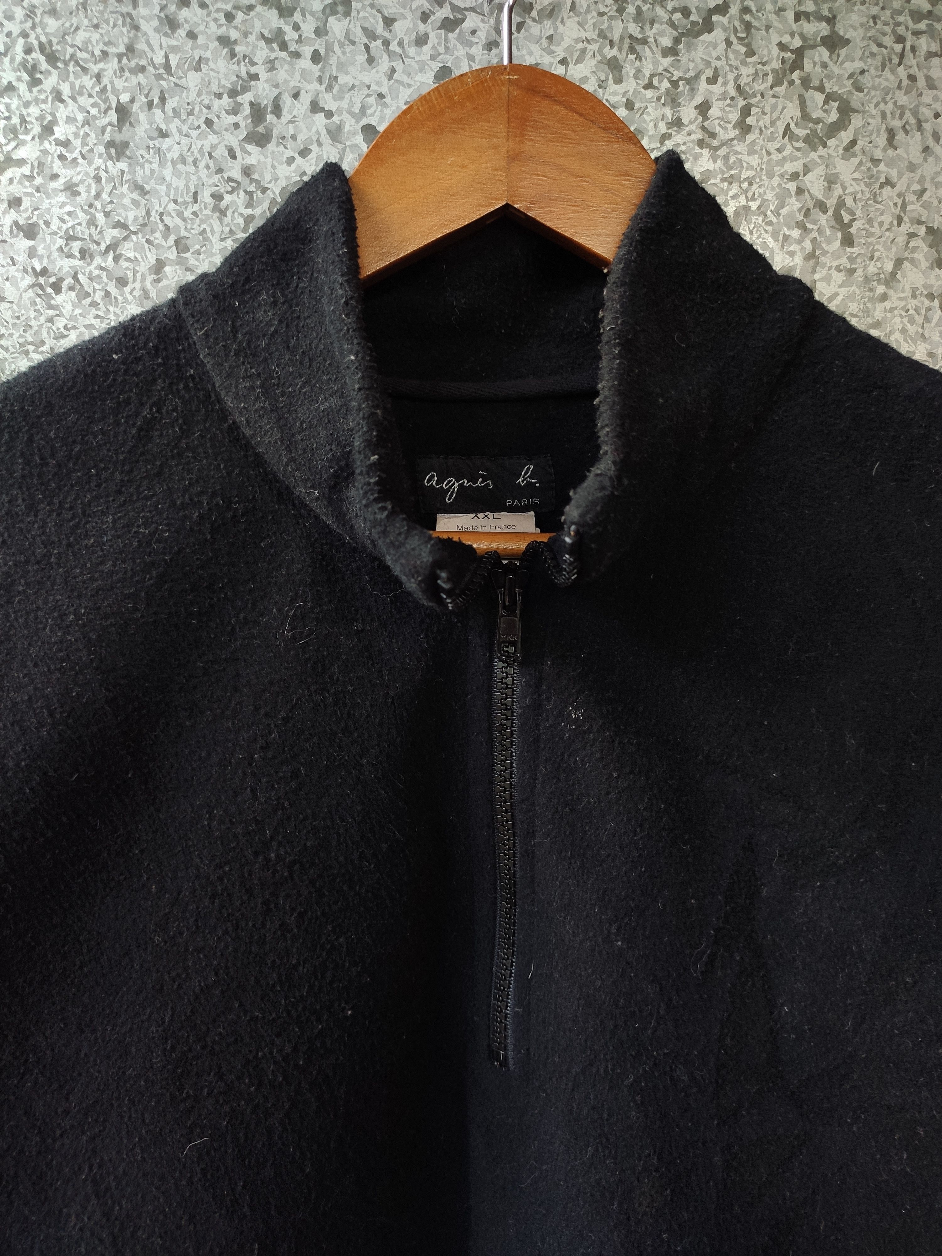 Vintage × agnes b. Vintage Agnes B fleece jacket sweater | Grailed