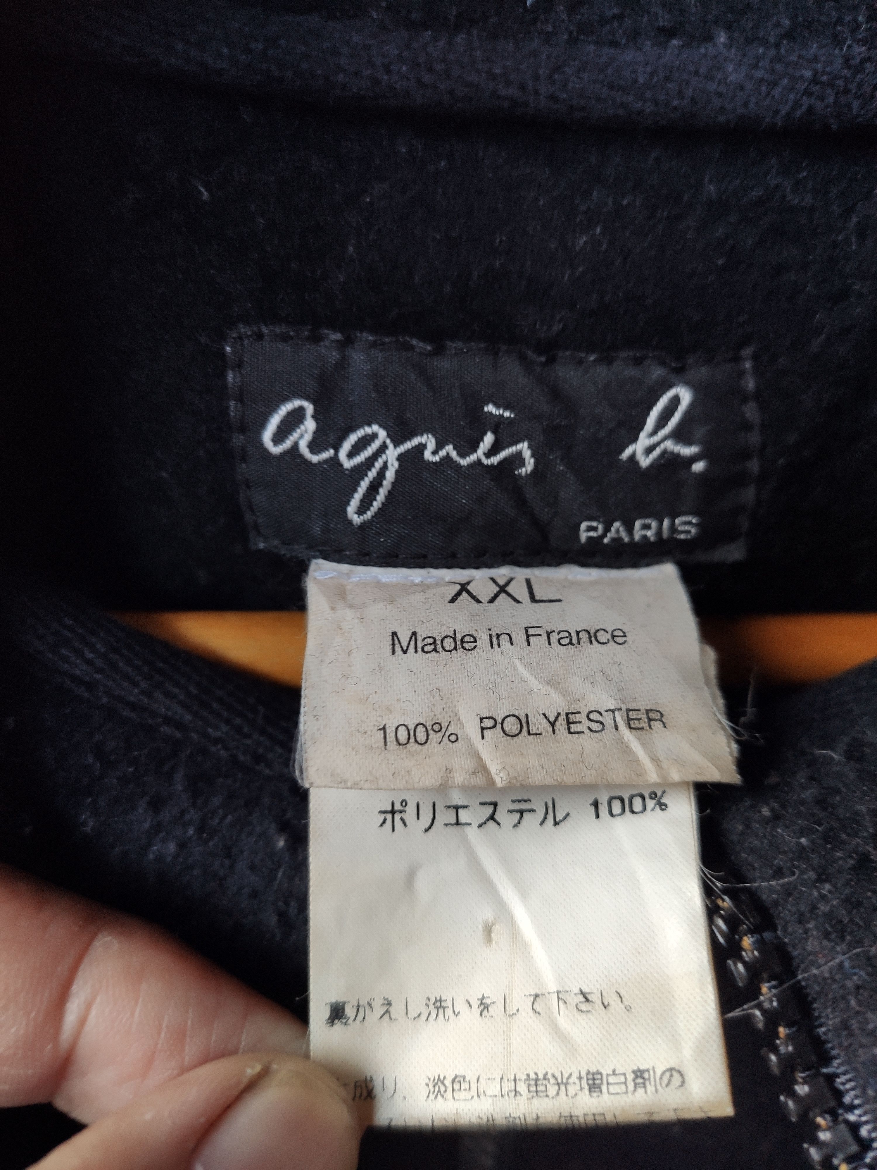 agnes b. Vintage Agnes B fleece jacket sweater Size US L / EU 52-54 / 3 - 4 Thumbnail