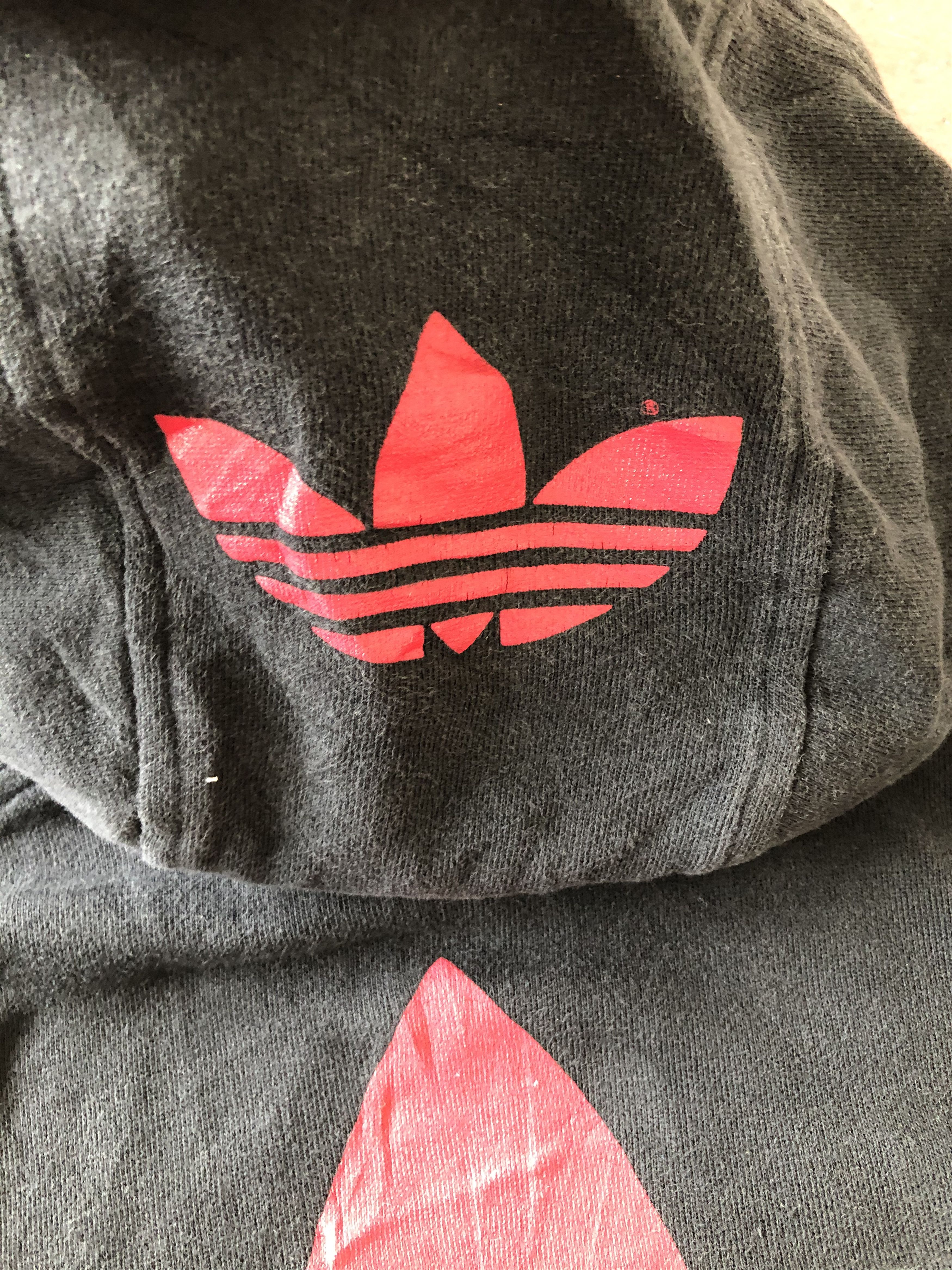 VINTAGE 90’S ADIDAS BIG LOGO BAGGY HOODIE