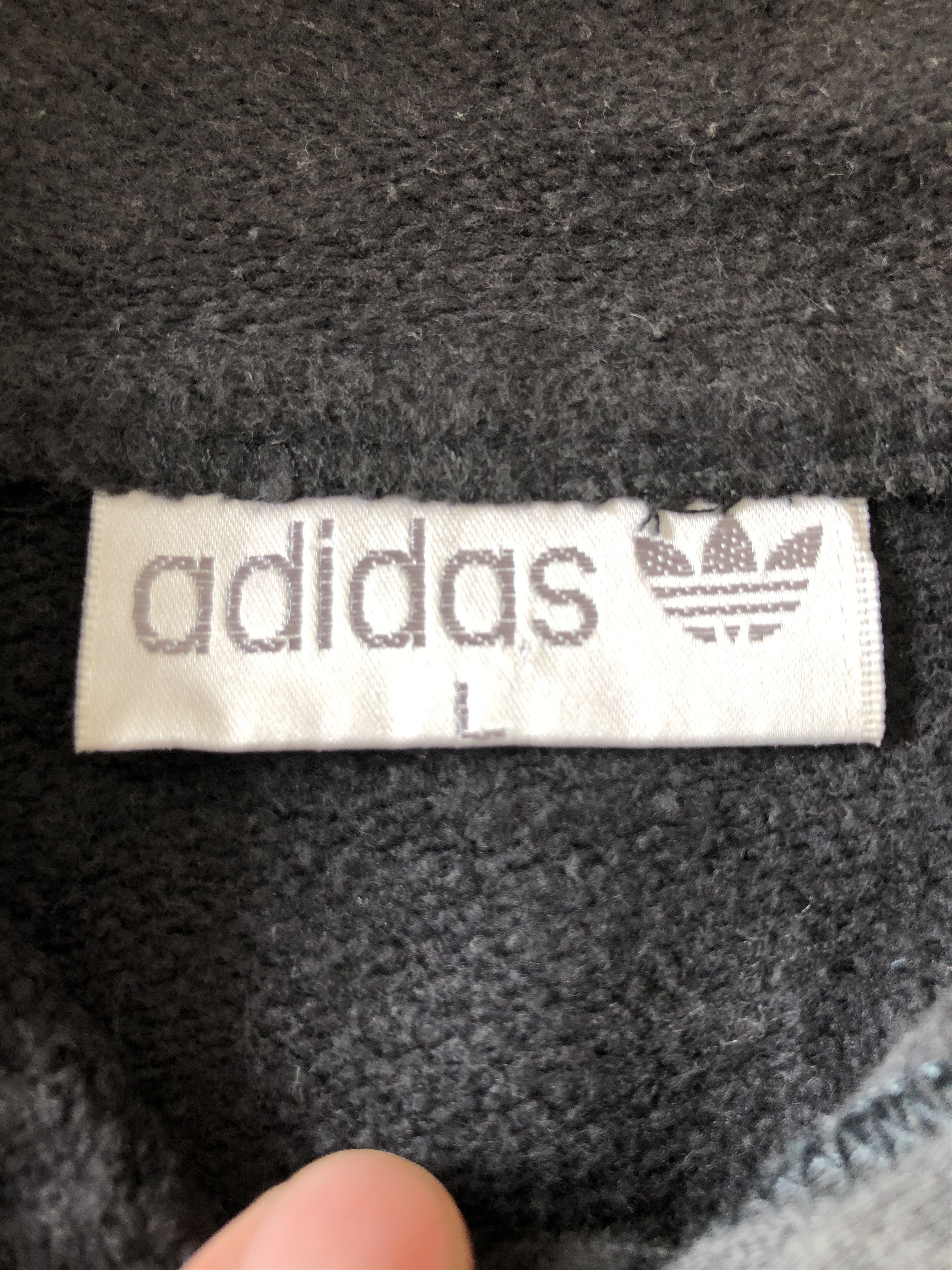 VINTAGE 90’S ADIDAS BIG LOGO BAGGY HOODIE