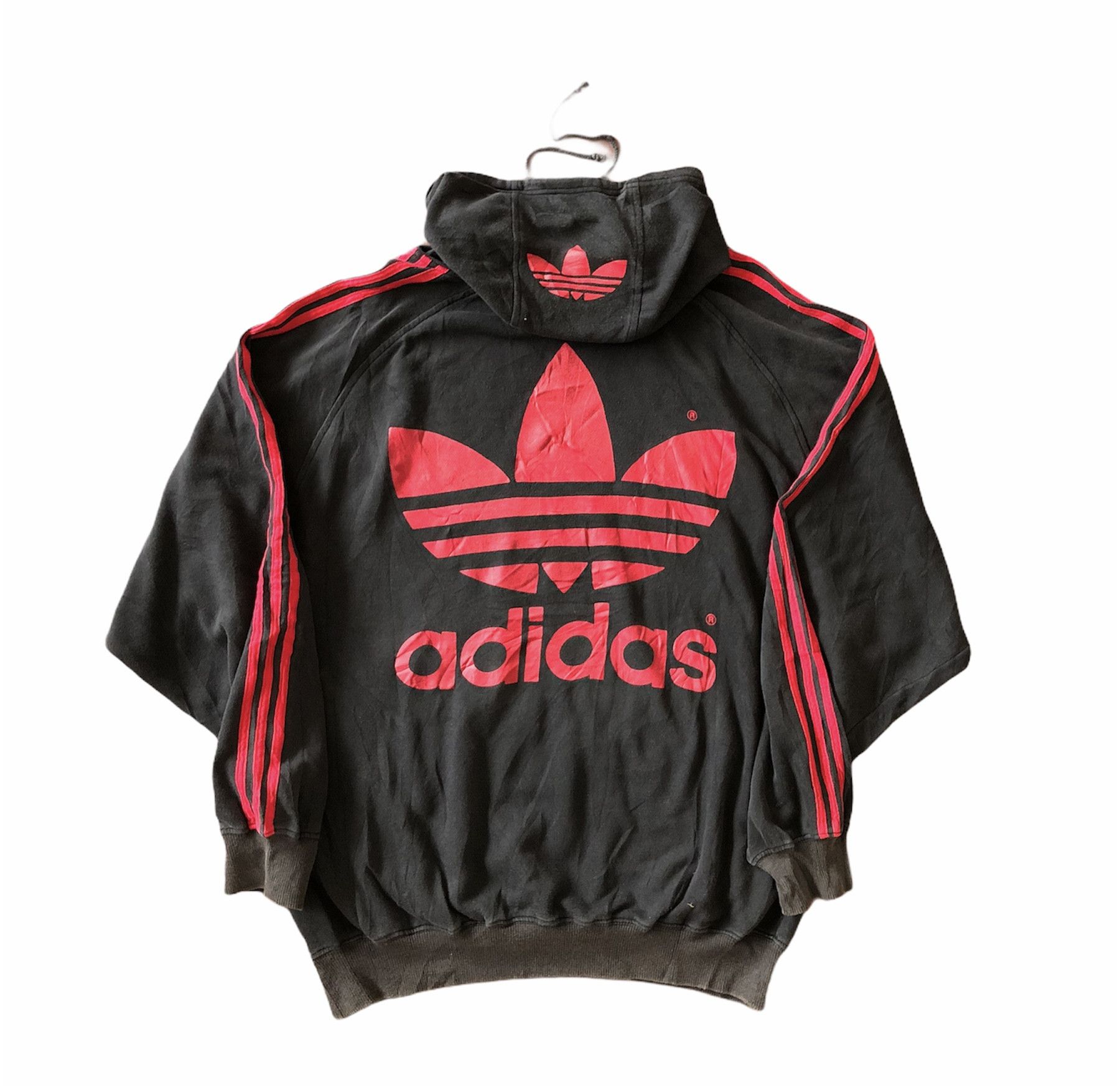 VINTAGE 90’S ADIDAS BIG LOGO BAGGY HOODIE