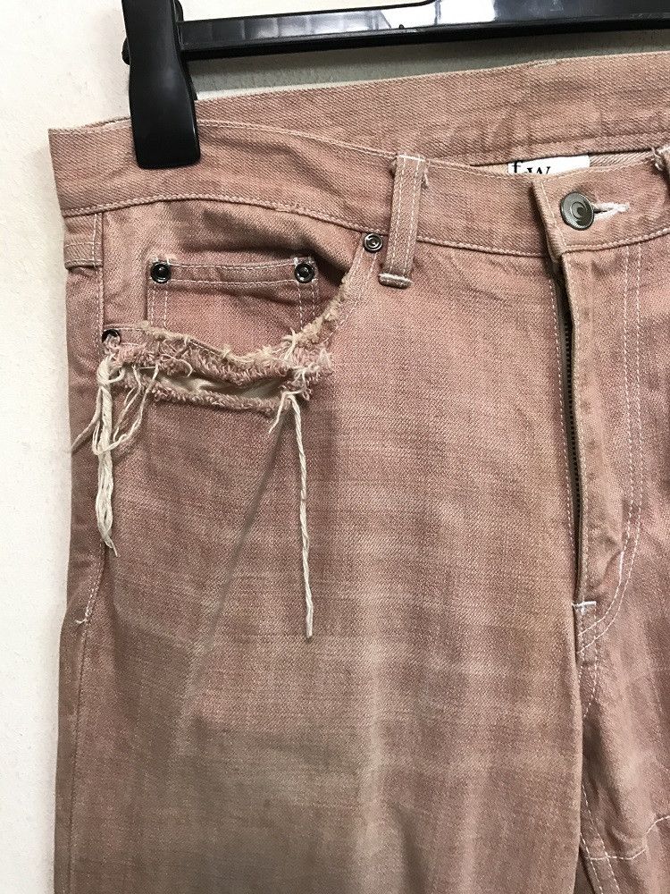 Vintage FEW by Friction Dead In Japan Damaged Ripped Denim Jeans Size US 31 - 2 Thumbnail