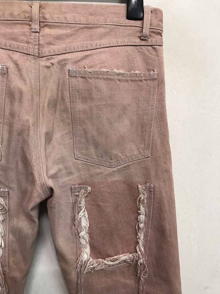 Vintage FEW by Friction Dead In Japan Damaged Ripped Denim Jeans Size US 31 - 14 Thumbnail