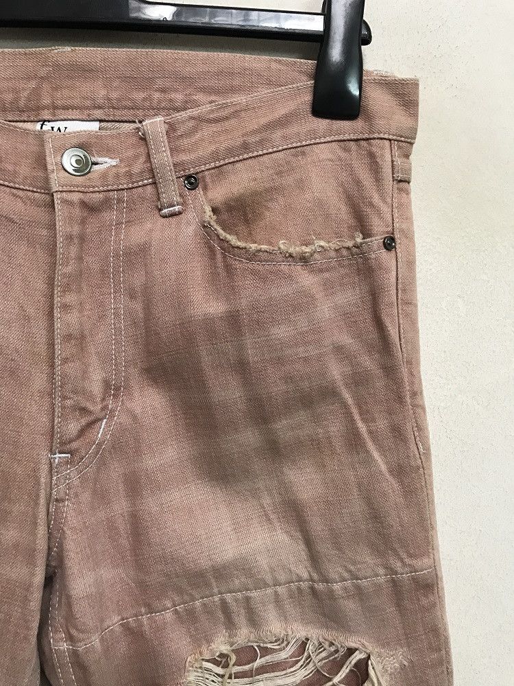 Vintage FEW by Friction Dead In Japan Damaged Ripped Denim Jeans Size US 31 - 3 Thumbnail