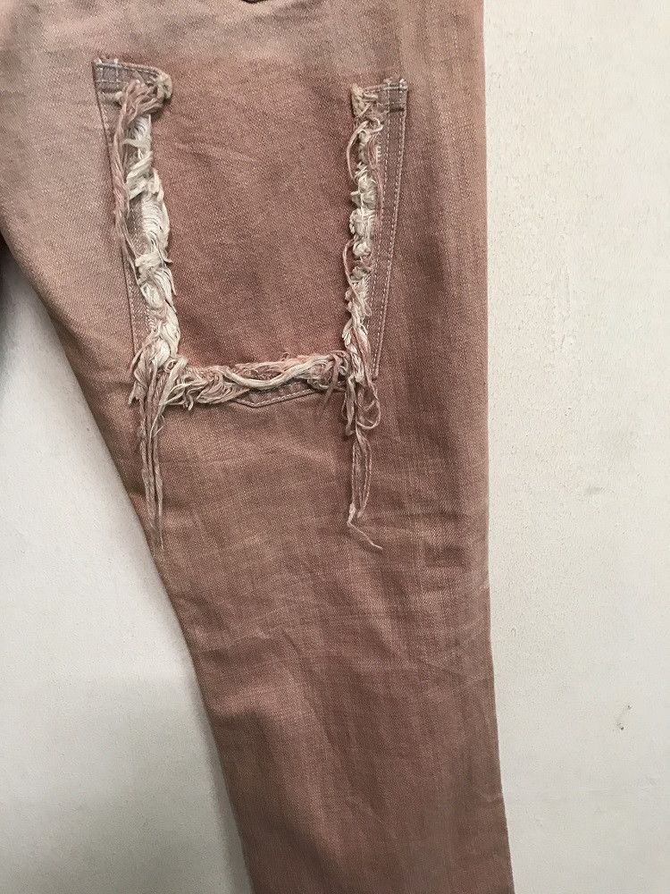 Vintage FEW by Friction Dead In Japan Damaged Ripped Denim Jeans Size US 31 - 16 Thumbnail