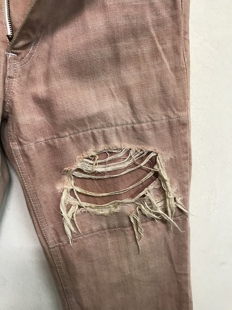 Vintage FEW by Friction Dead In Japan Damaged Ripped Denim Jeans Size US 31 - 9 Thumbnail