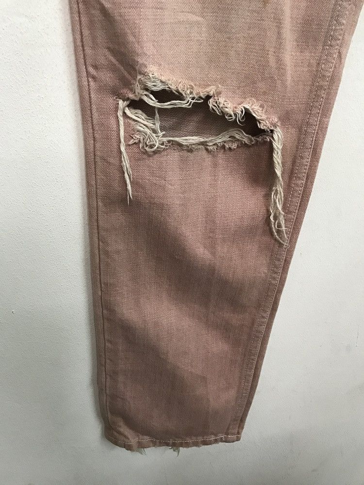 Vintage FEW by Friction Dead In Japan Damaged Ripped Denim Jeans Size US 31 - 8 Thumbnail