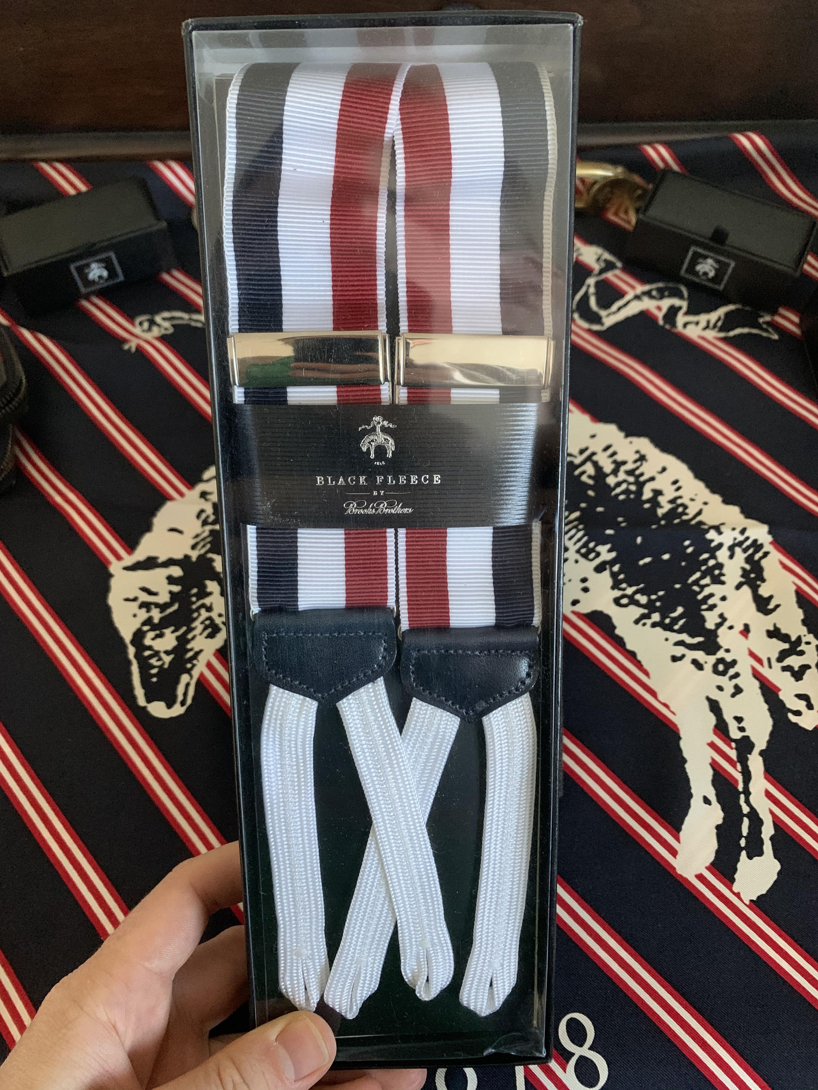 Thom Browne Brooks Brothers Black Fleece Suspenders Thom Browne Grailed
