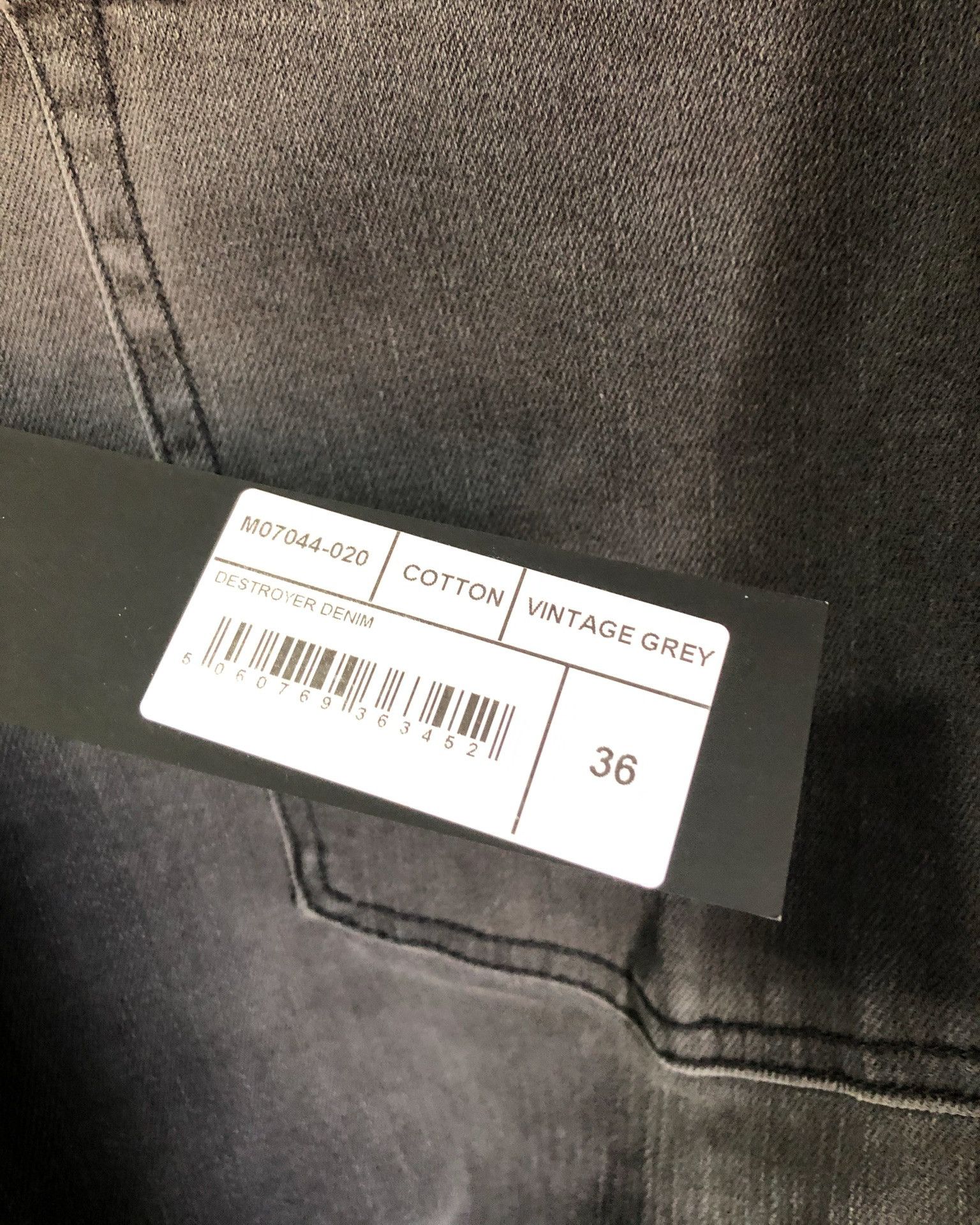 Represent Clo. DESTROYER DENIM - VINTAGE GREY 36 w/ tags Size US 36 / EU 52 - 8 Thumbnail