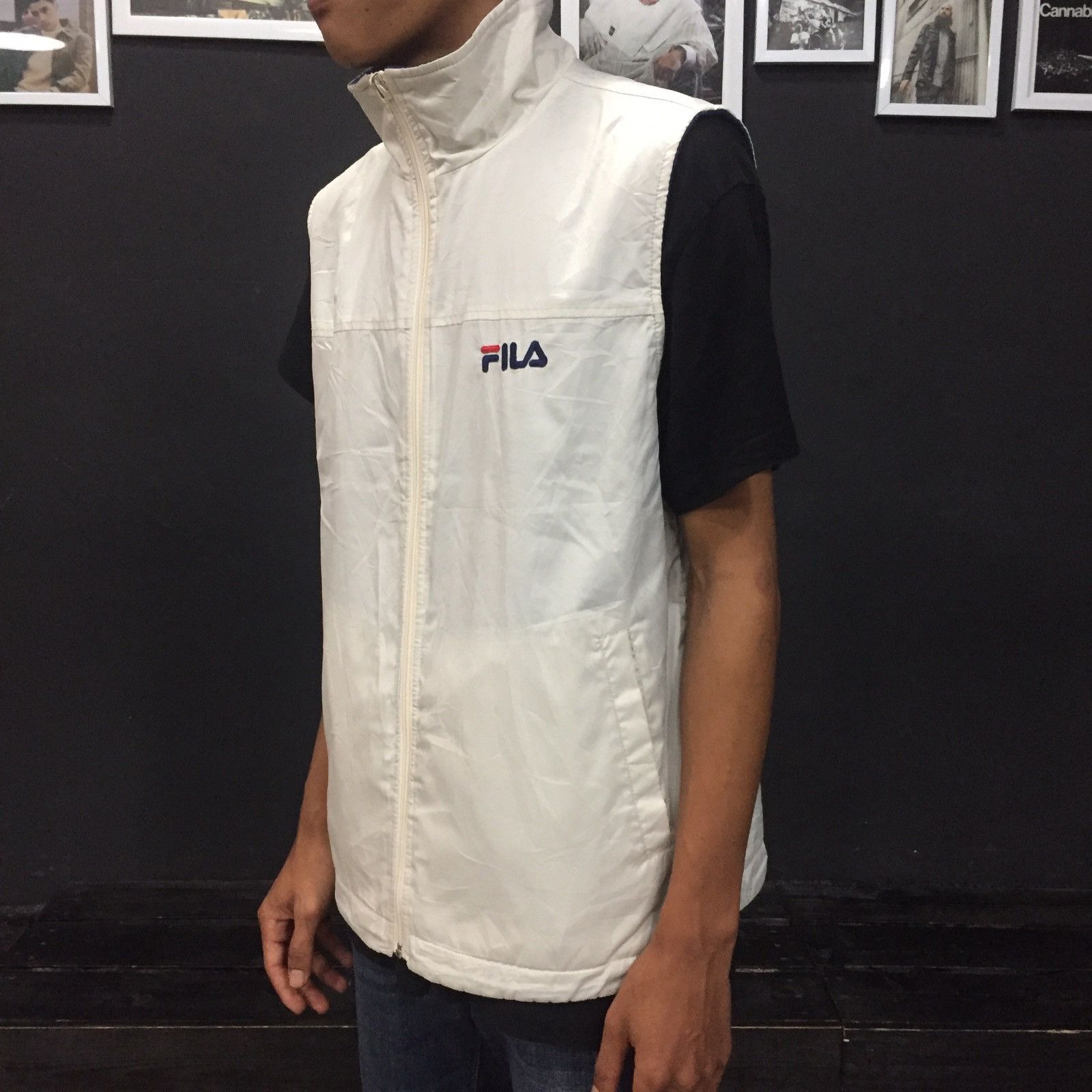 Fila vintage Reversible Vest Size US L / EU 52-54 / 3 - 2 Thumbnail