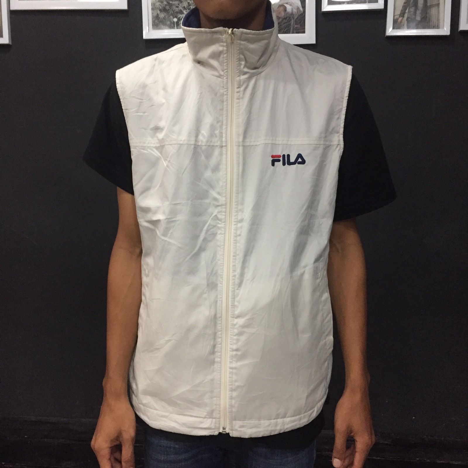 Fila vintage Reversible Vest Size US L / EU 52-54 / 3 - 1 Thumbnail