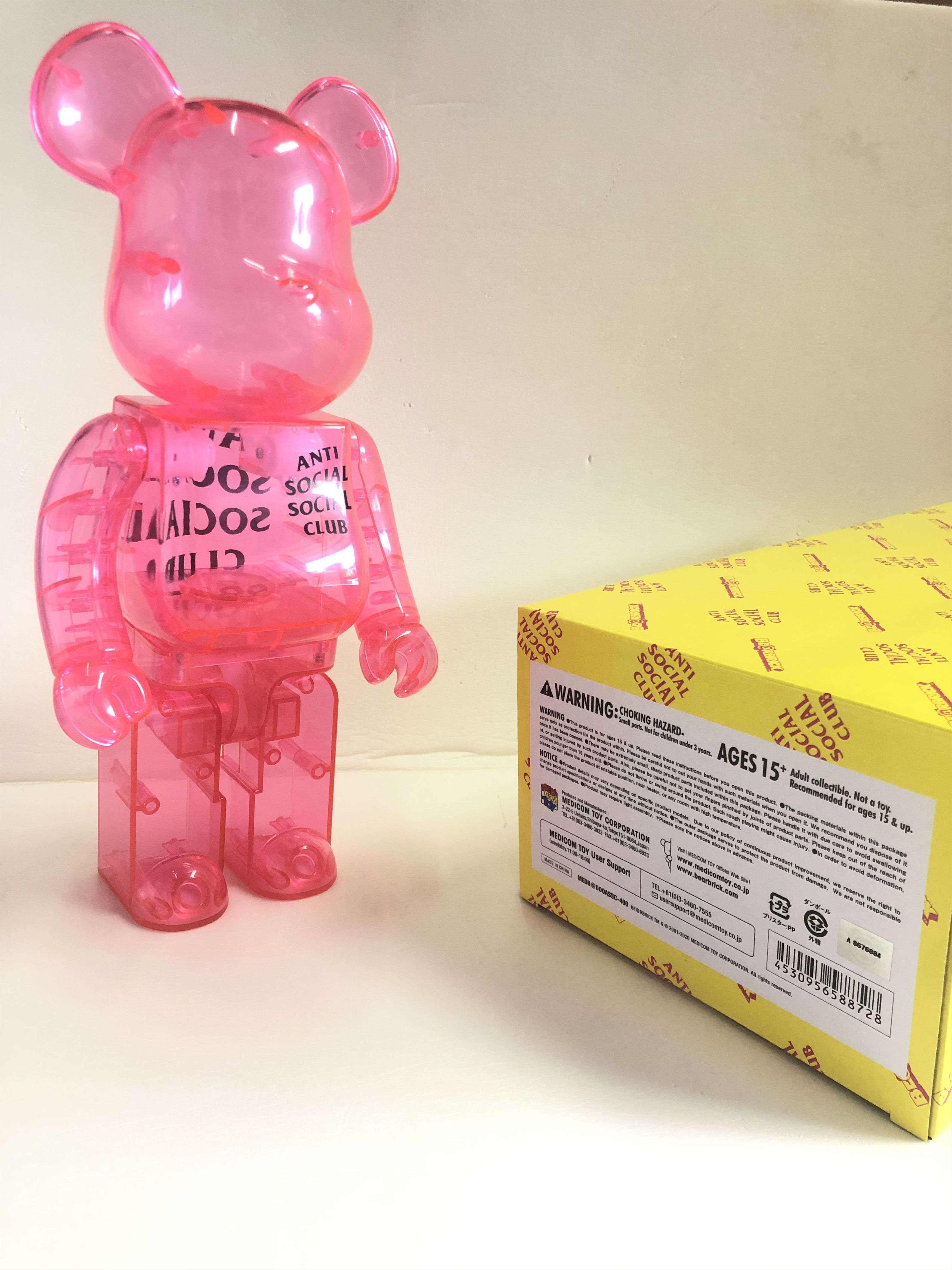 ANTI SOCIAL SOCIAL CLUB x BE@RBRICK-