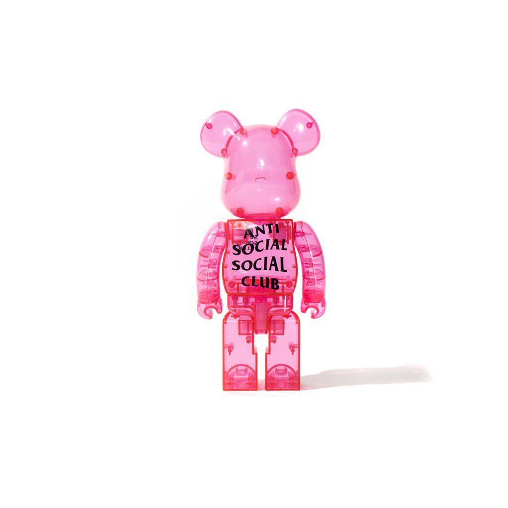 image of Anti Social Social Club x Medicom Bearbrick Ds Black Assc X Medicom Pink Be@rbrick Bape Ftp Fog Cdg