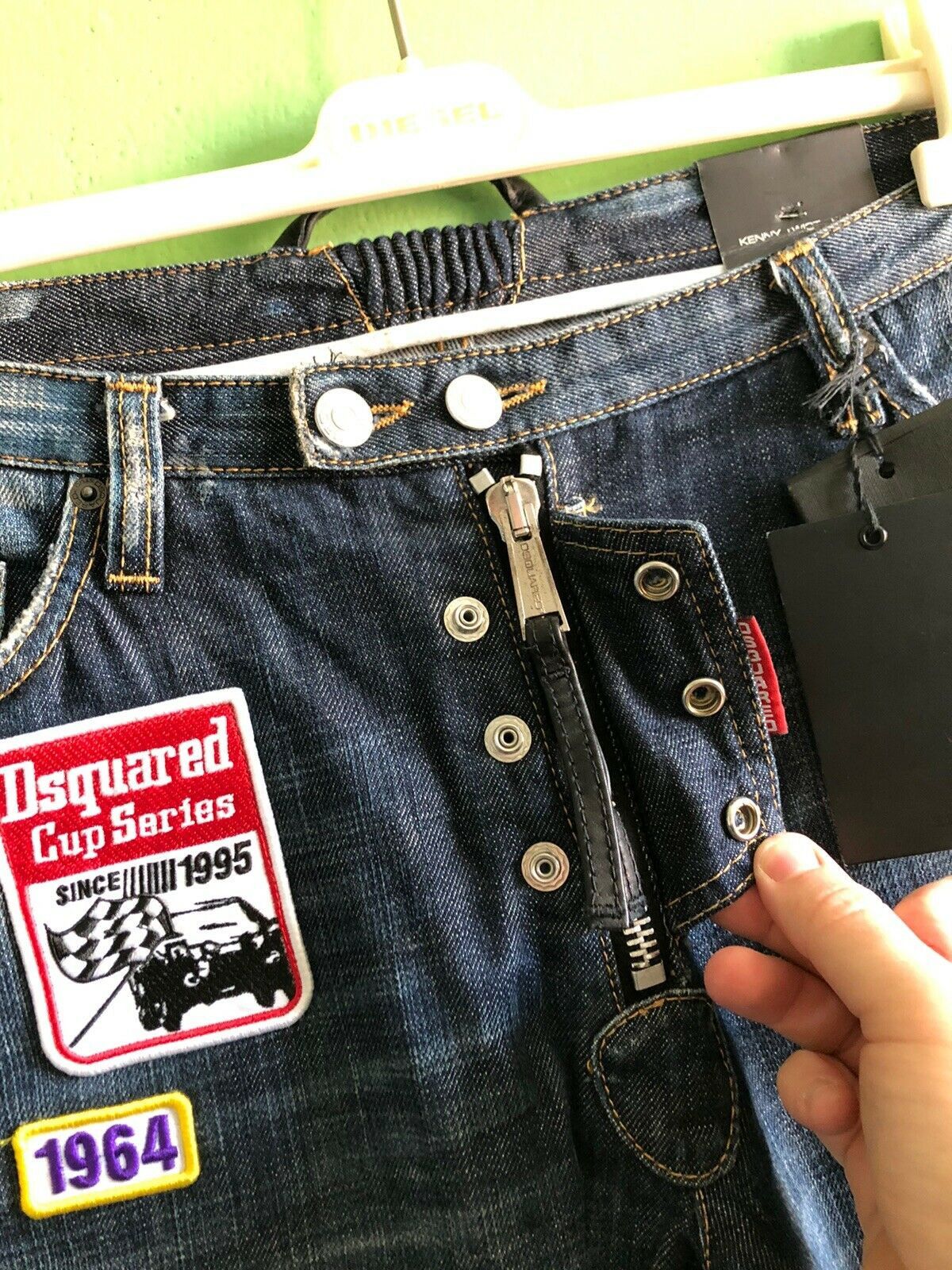 送料無料◆2024新品  JEANS DSQUARED2 Dsquared2 100% PRICE PANTS 48-50 ORIGINAL パンツ