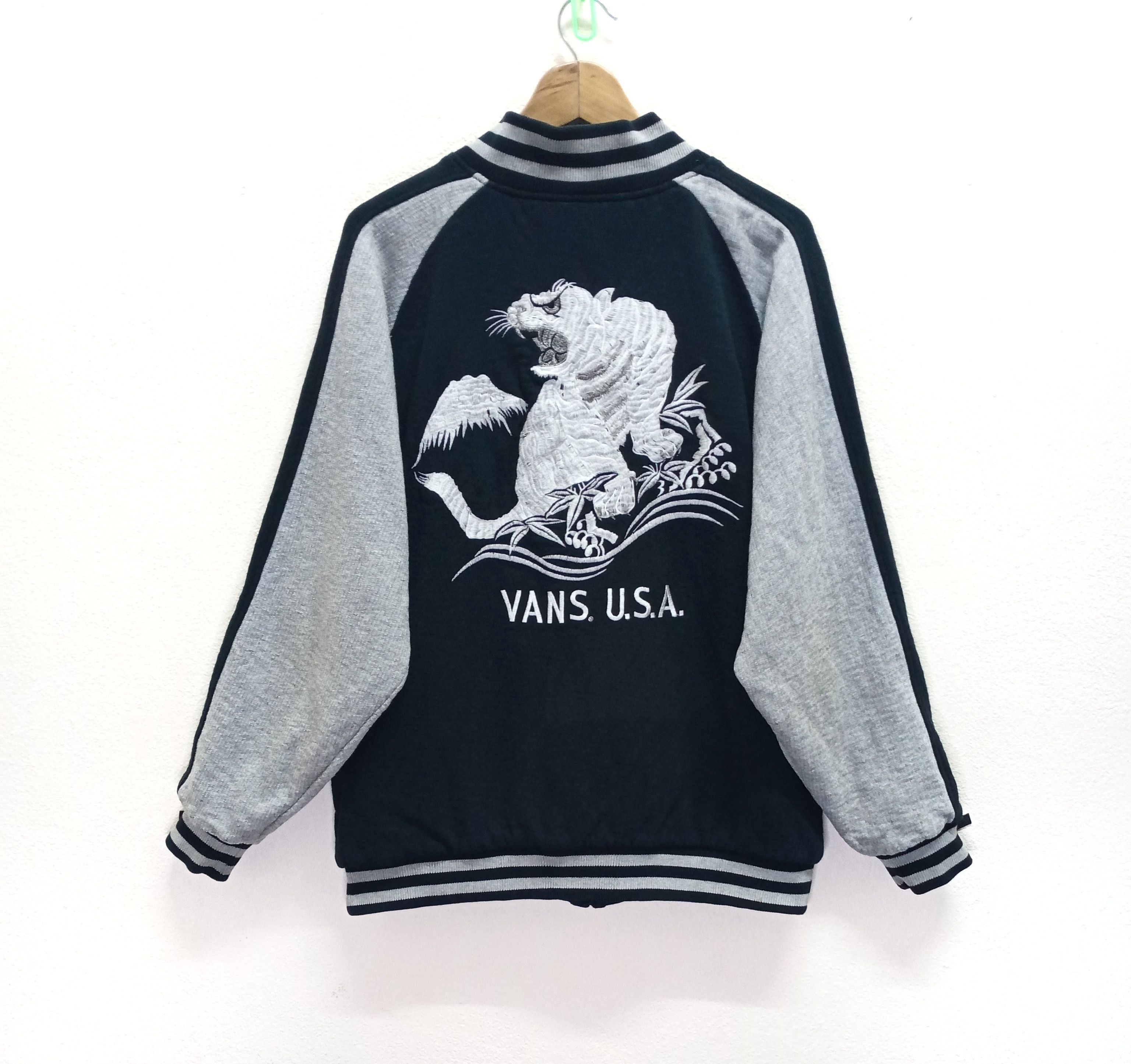 Vans U.S.A Sukajan Tiger Big Logo Embroidery Tops