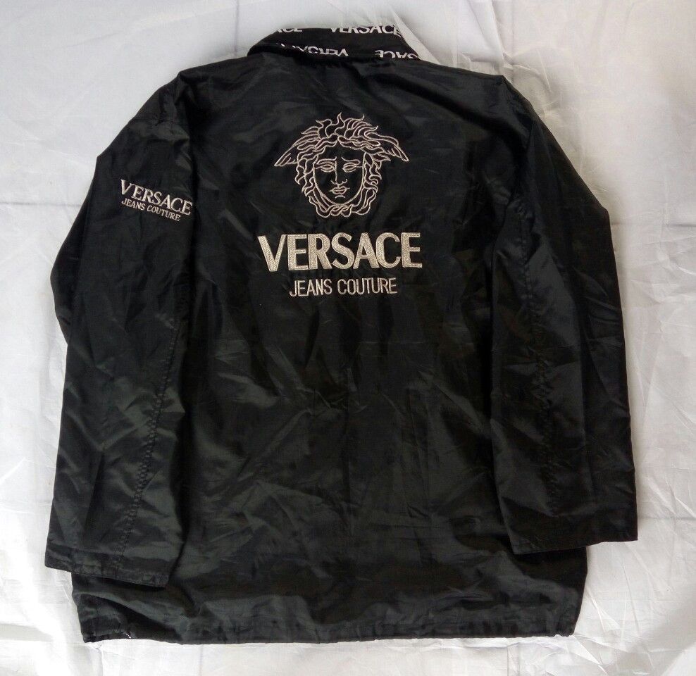 Versace Vintage Versace Jacket Reversible Windbreaker Medusa Head ...