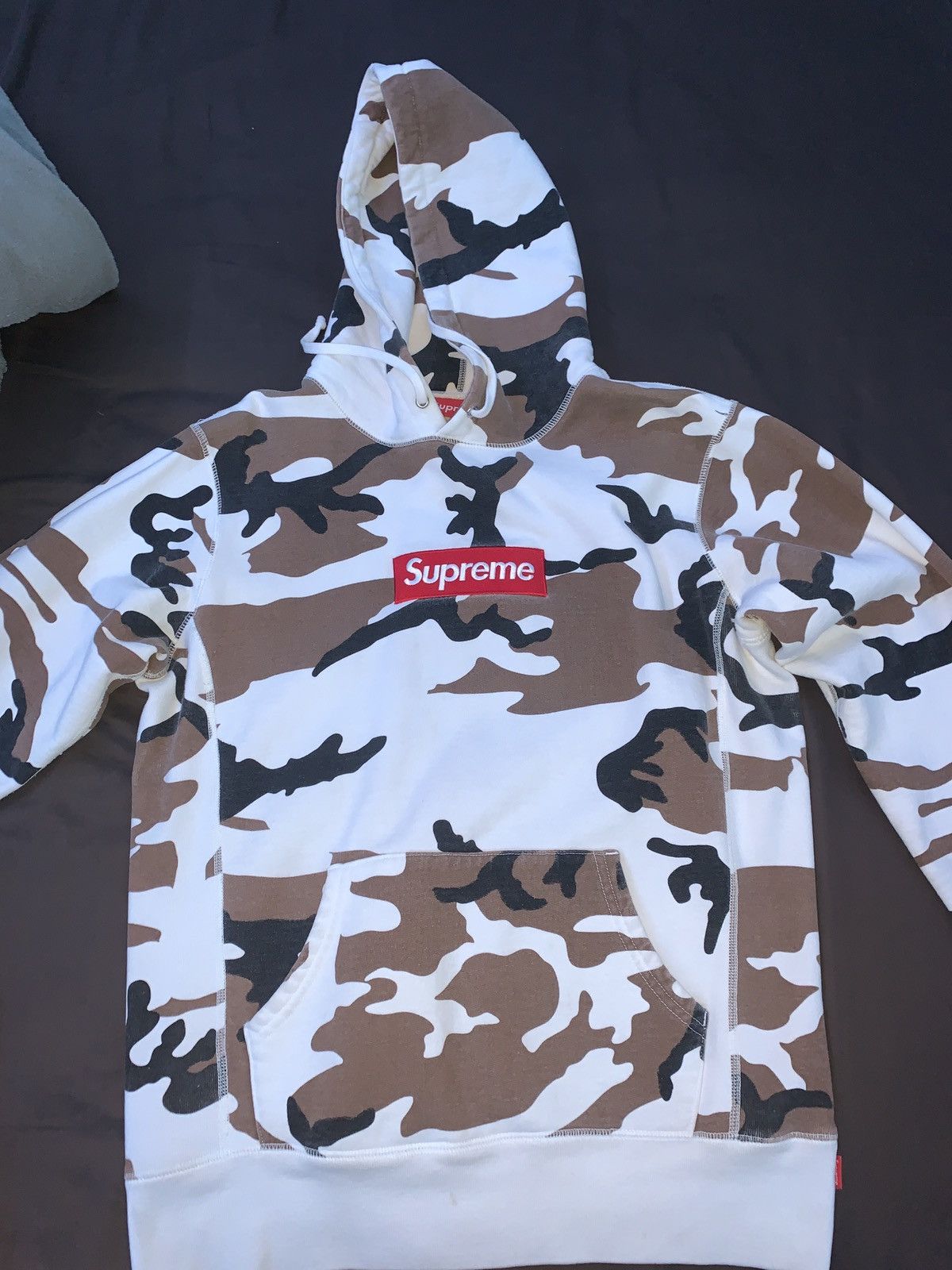 Supreme Camo Box logo Hoodie 