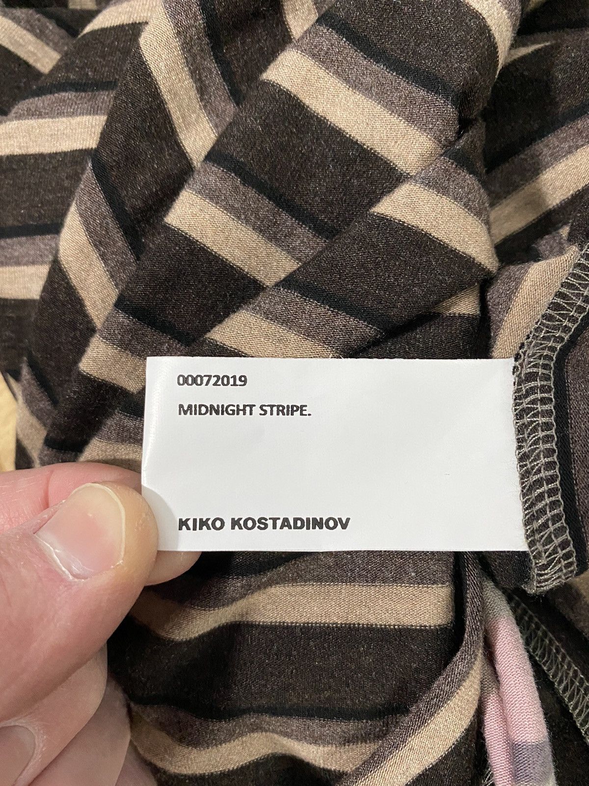 Kiko Kostadinov Kiko Kostadinov 00072019 “Midnight Stripe” Rex  
