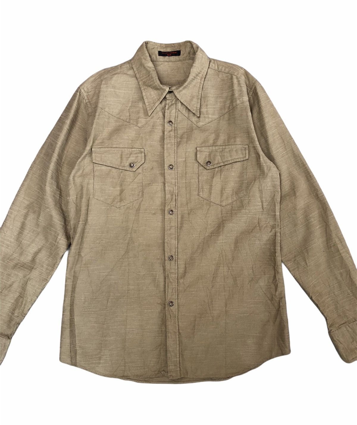 291295=Homme 291295 Homme Snap Button Western Cowboy Shirt Size US M / EU 48-50 / 2 - 3 Thumbnail