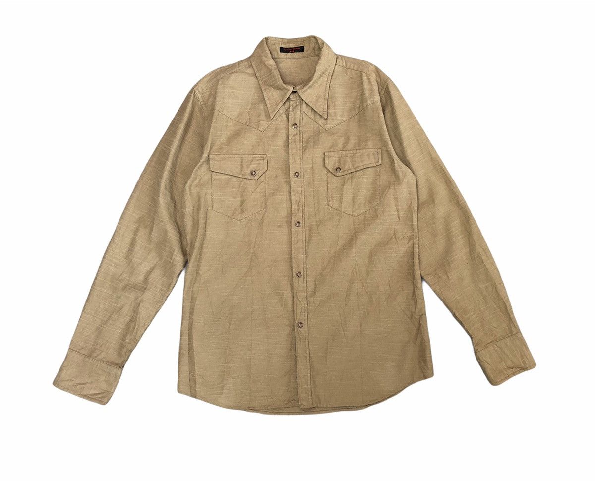 291295=Homme 291295 Homme Snap Button Western Cowboy Shirt Size US M / EU 48-50 / 2 - 2 Thumbnail