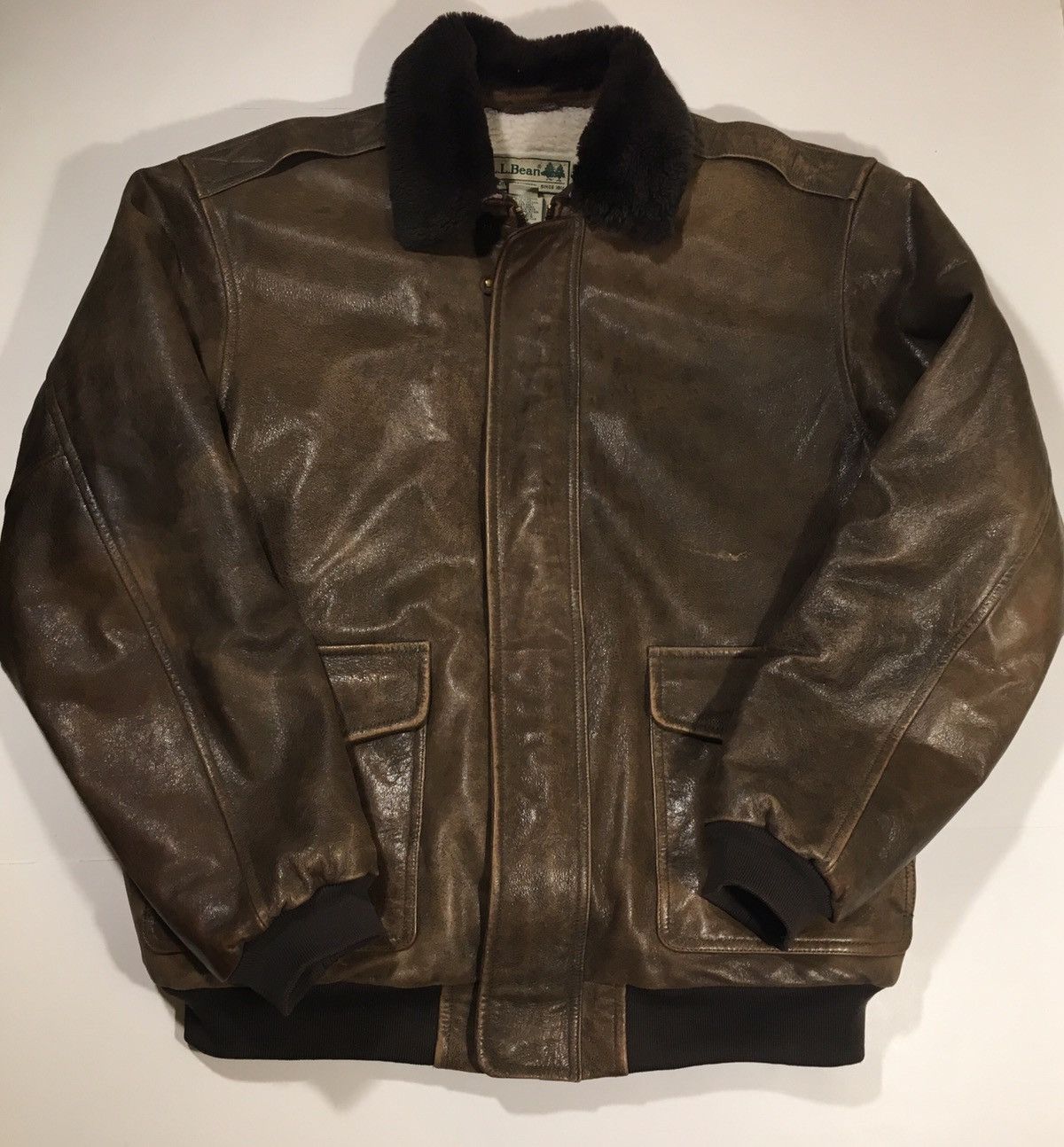 L.L. Bean × Streetwear × Vintage Vintage Goatskin L.L. Bean 