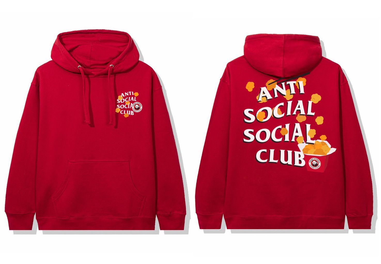 Panda Express Express Fuzzy Sweatshirt Anti Social Social Club