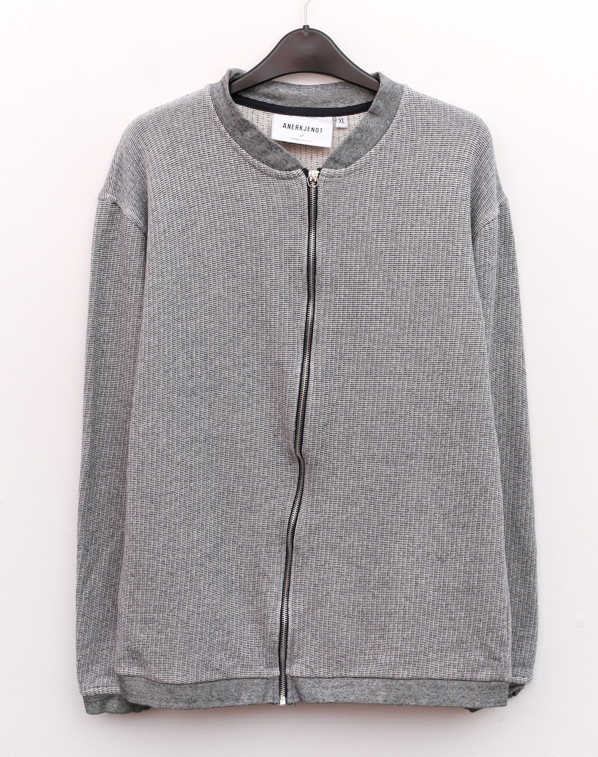 Anerkjendt ANERKJENDT Sweater Cotton Zip Up Jumper Casual Long Sleeved Size US XL / EU 56 / 4 - 1 Thumbnail
