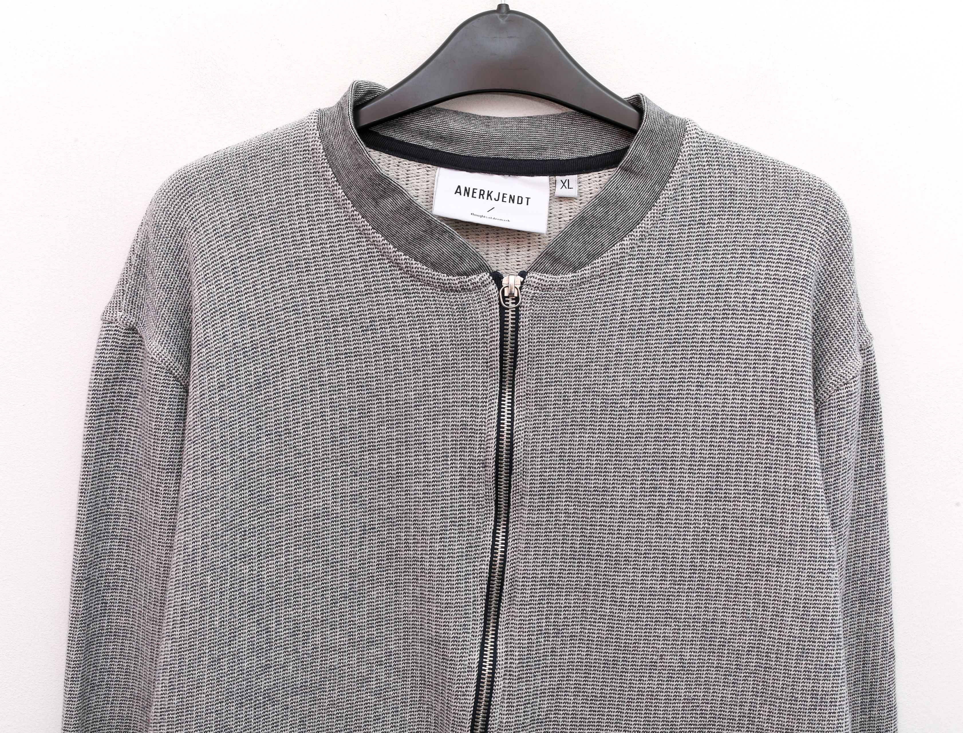 Anerkjendt ANERKJENDT Sweater Cotton Zip Up Jumper Casual Long Sleeved Size US XL / EU 56 / 4 - 2 Thumbnail