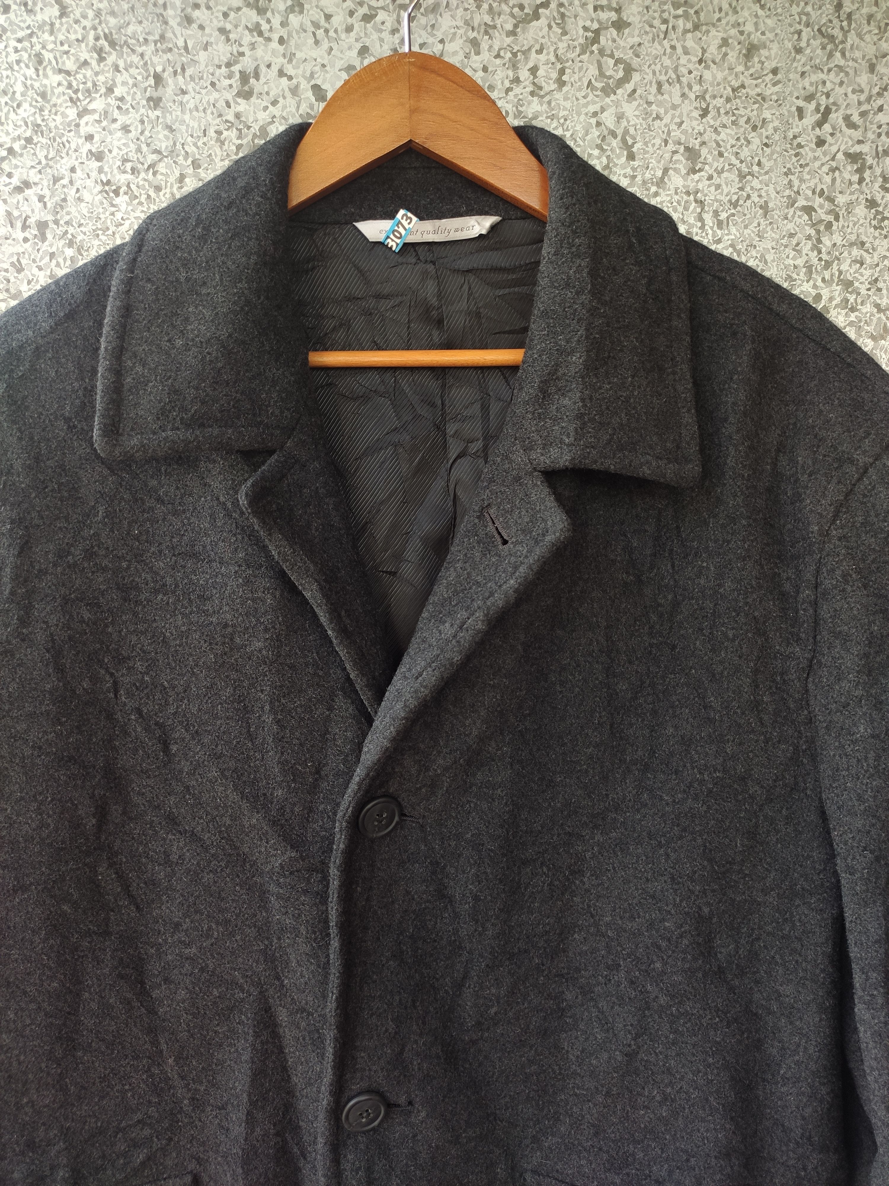 Designer Coles Jermyn St. London long coat wool jacket Size US L / EU 52-54 / 3 - 2 Thumbnail