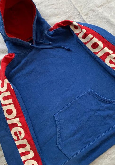 Supreme sideline cheap hoodie fake