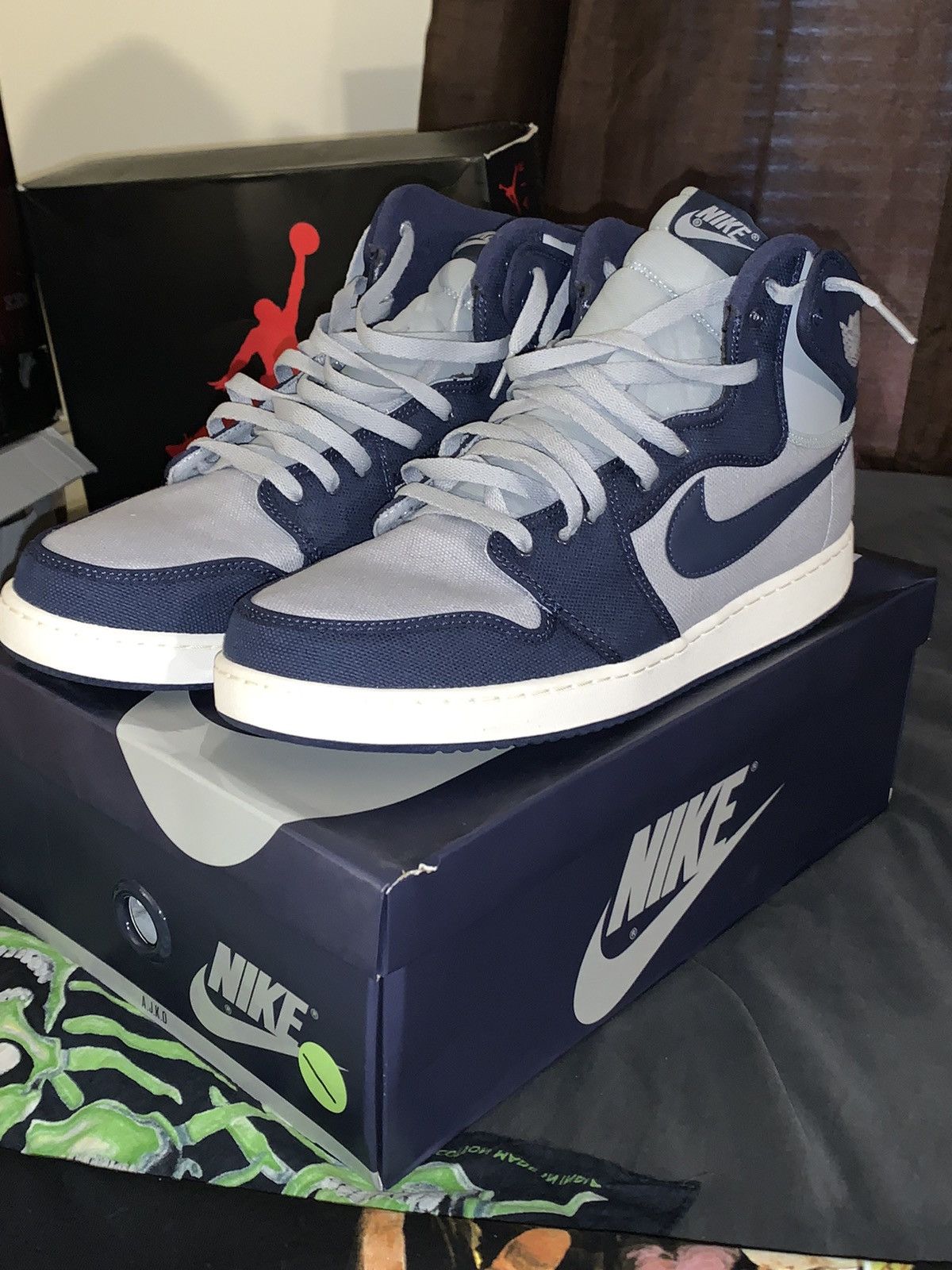 Jordan Brand × Nike Air Jordan 1 Ko High Georgetown Size US 13 / EU 46 - 10 Thumbnail