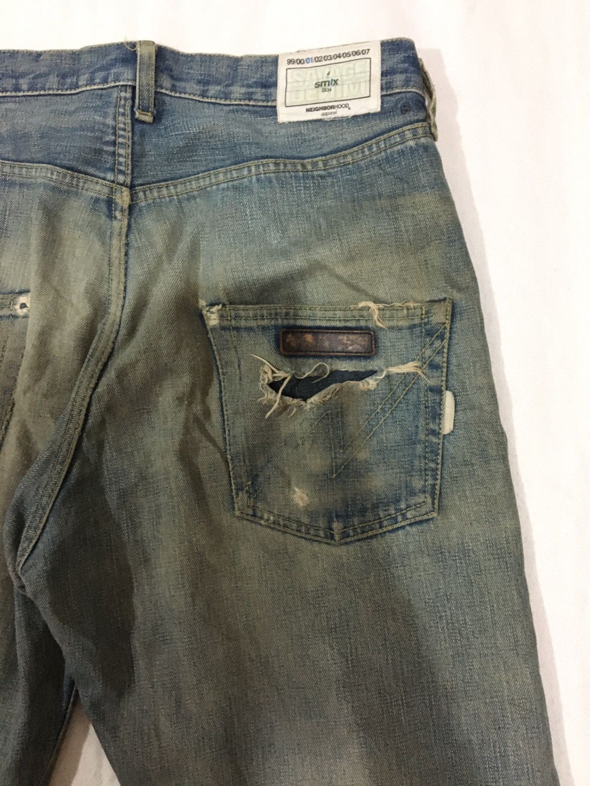 Neighborhood Vintage neighborhood baggy distressed jeans Size US 33 - 6 Thumbnail